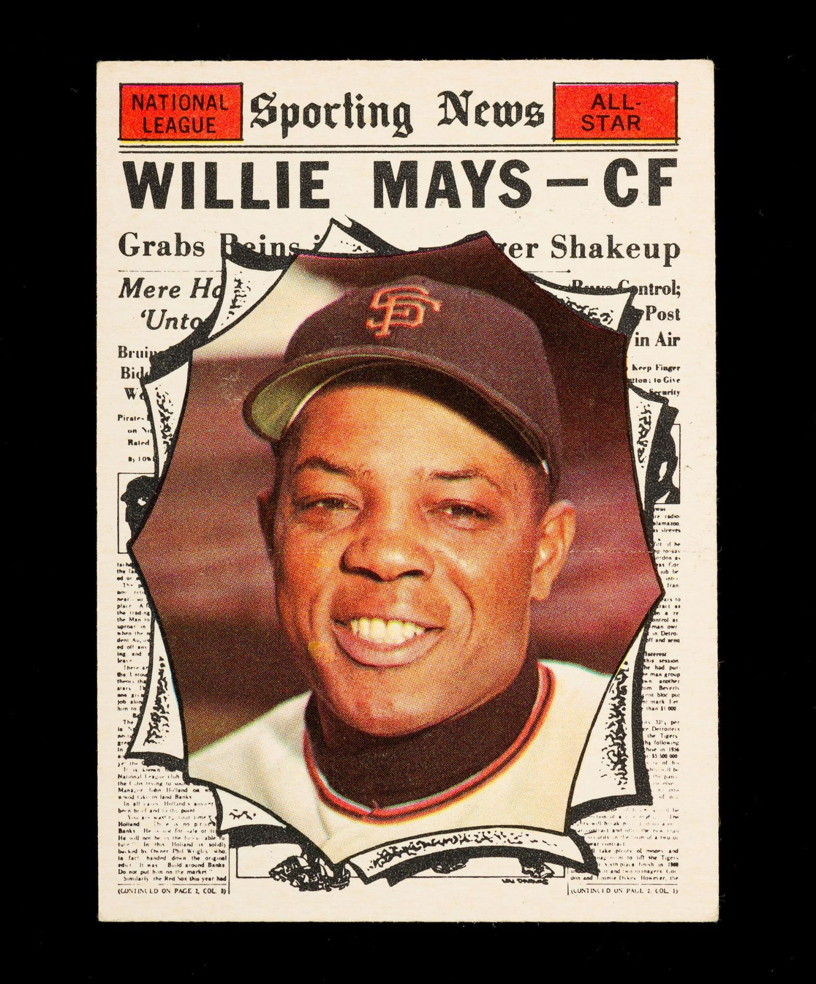 1961 Willie Mays Topps Baseball Card (1 of 2)