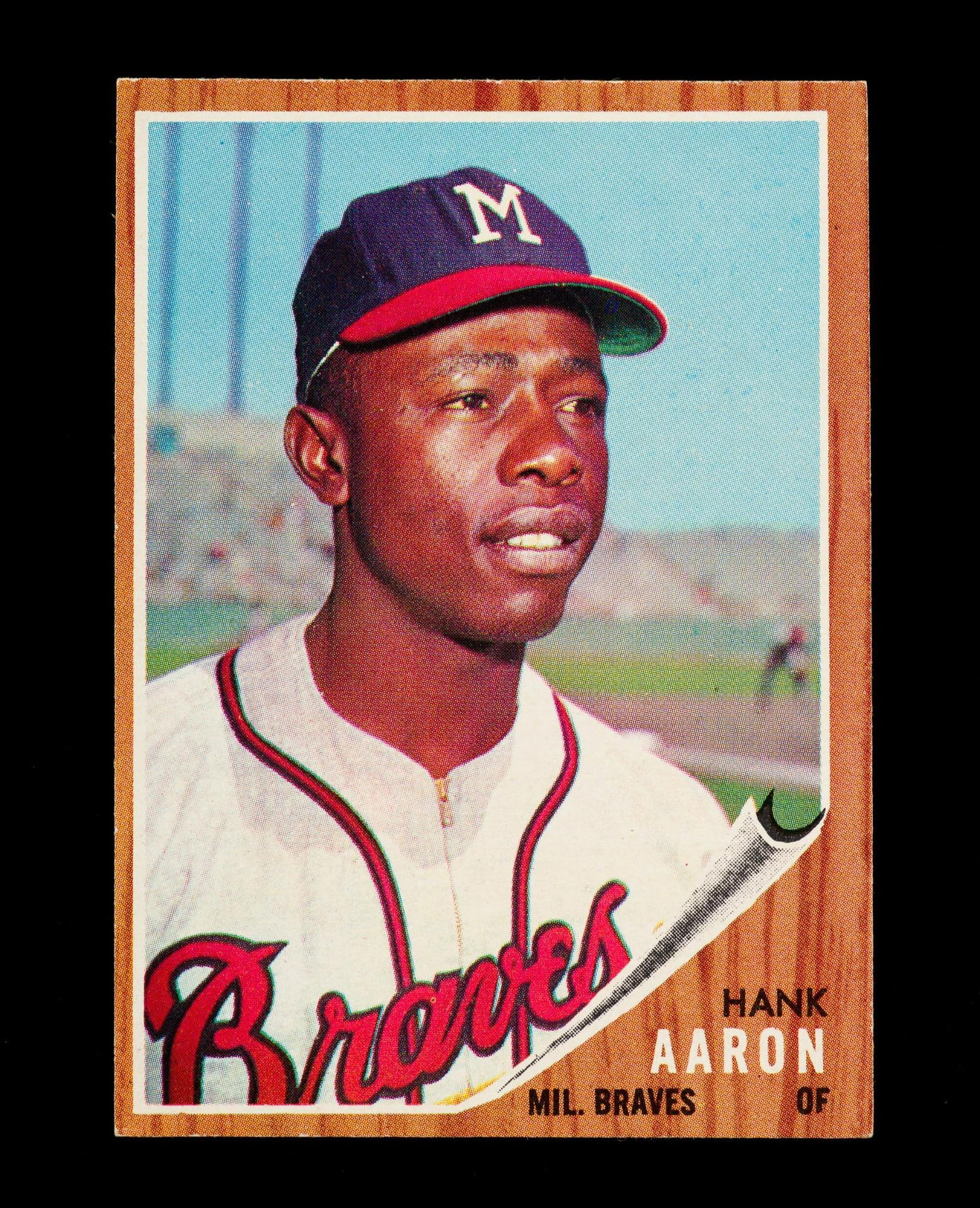 1962 Hank Aaron Topps Baseball Card (1 of 2)