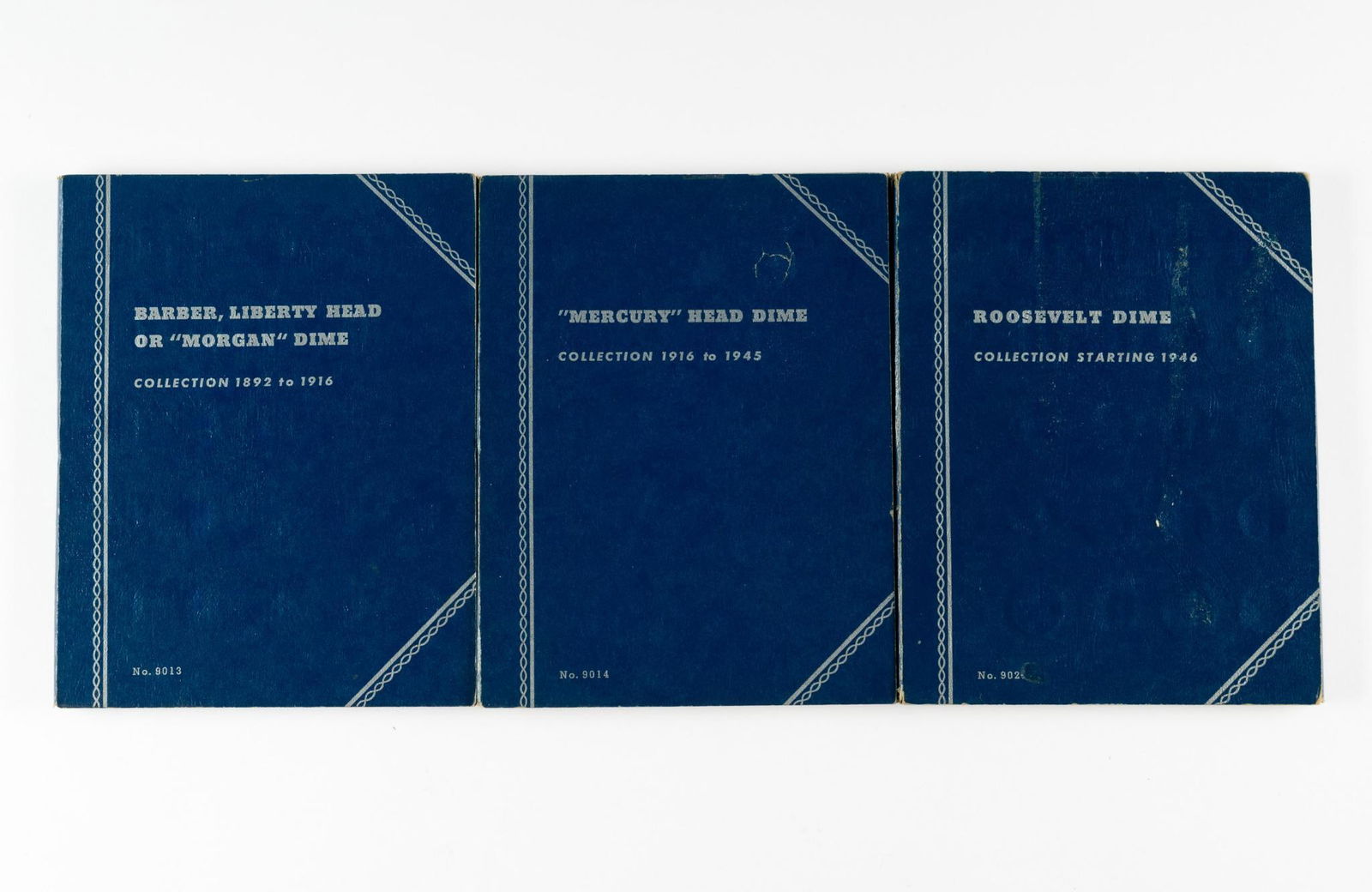 Partial Books Silver Barber Mercury Roosevelt Dimes (1 of 9)