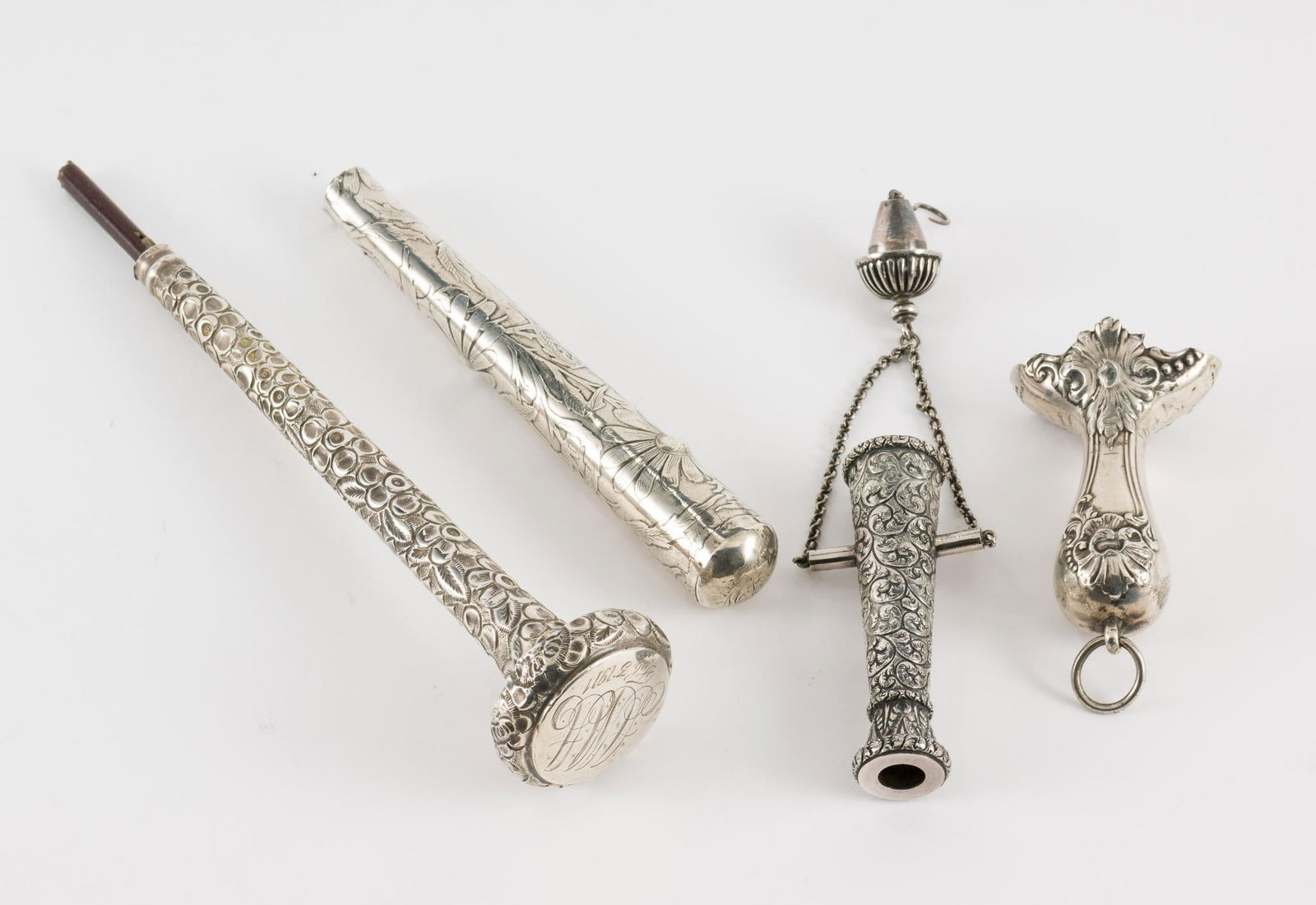 4 Antique Sterling Handles (1 of 8)