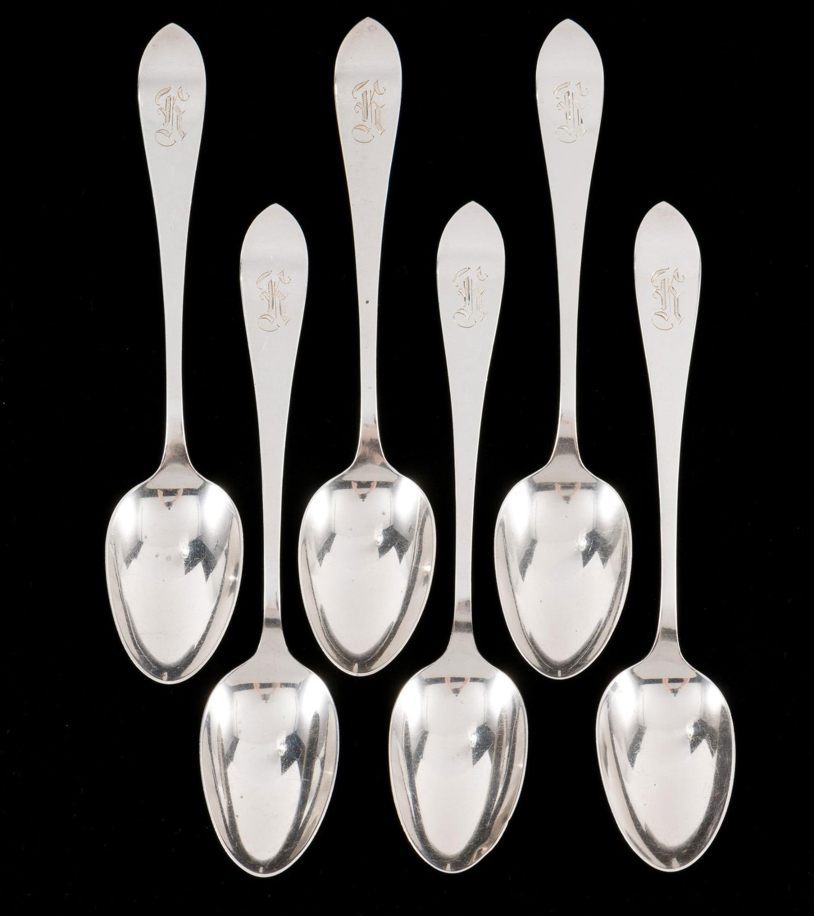 6 Whiting Mfg. Co. Sterling Spoons (1 of 5)