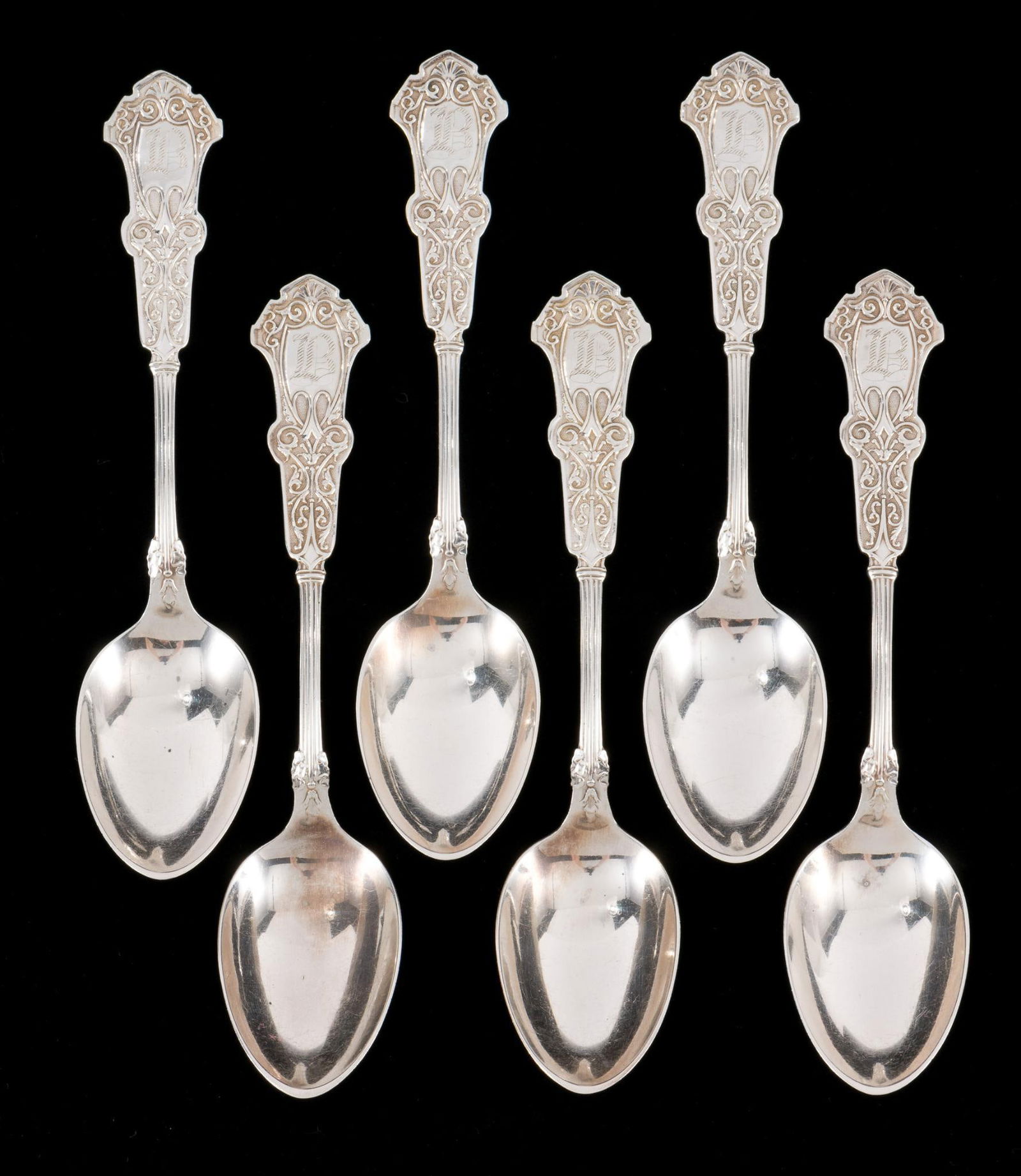 6 Whiting Mfg. Co. Sterling Spoons (1 of 5)
