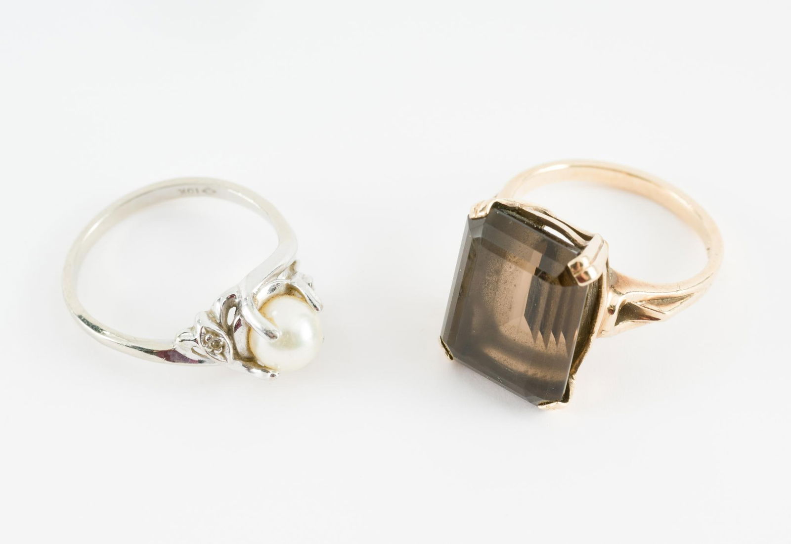 2 10K Gold & Gemstone Rings (1 of 7)