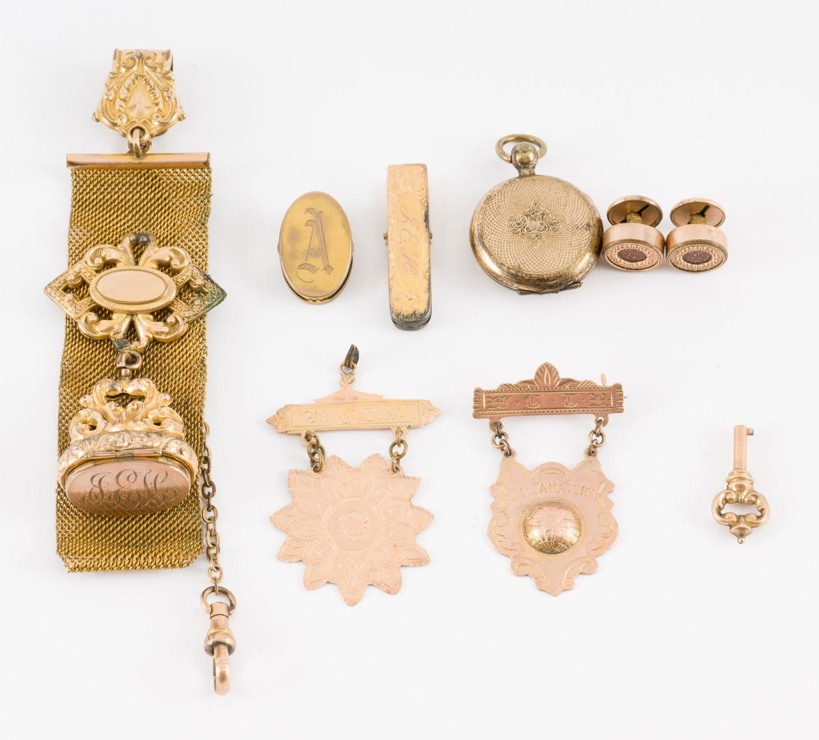 8 Pieces Antique Jewelry (1 of 4)