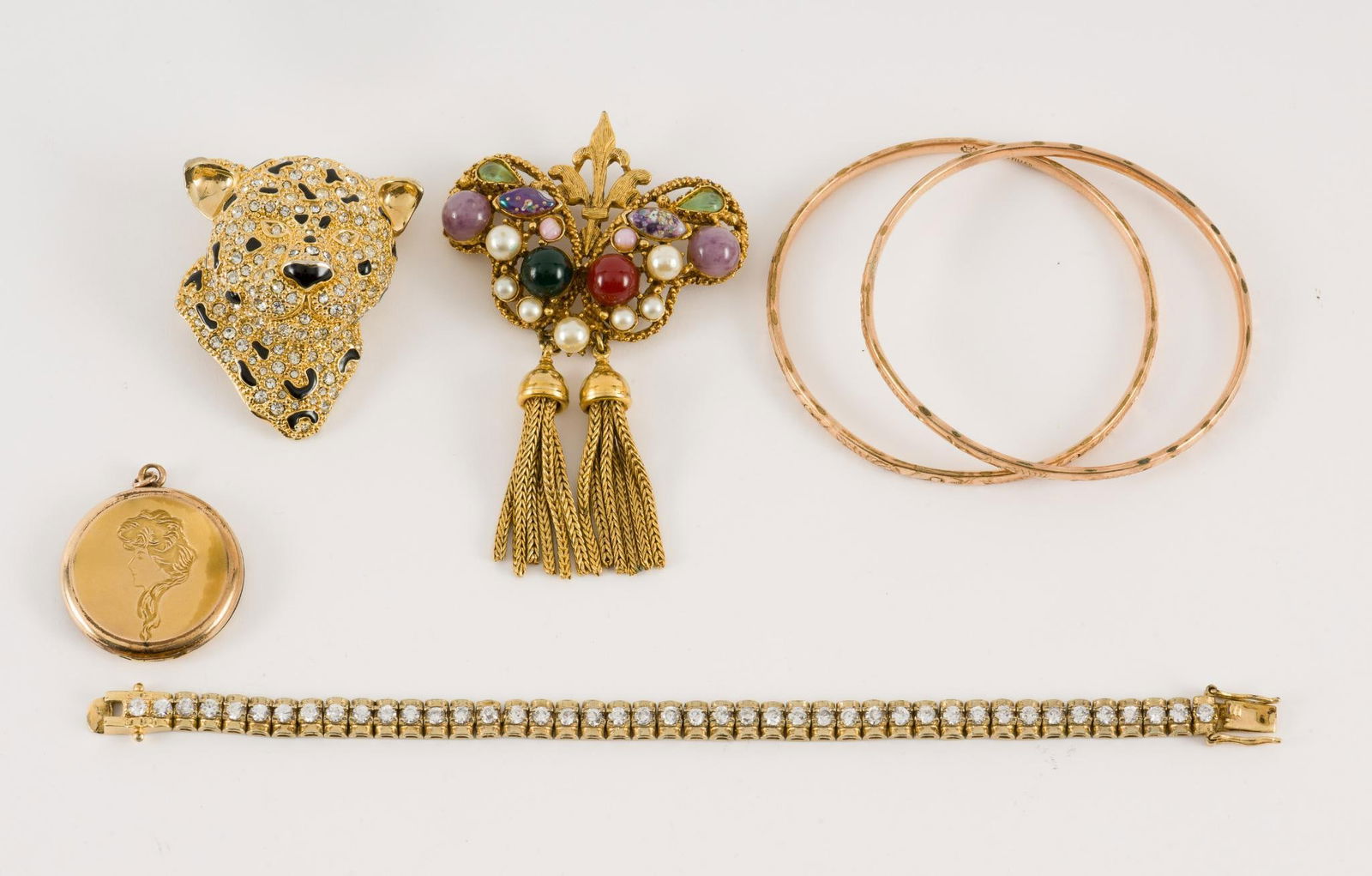 6 Pcs Vintage & Costume Jewelry (1 of 10)