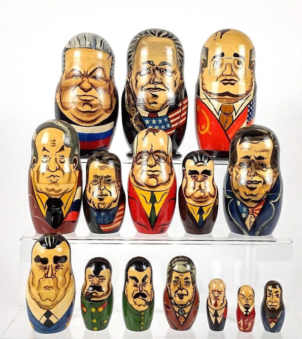 3 Political Nesting Doll Sets (1 of 4)