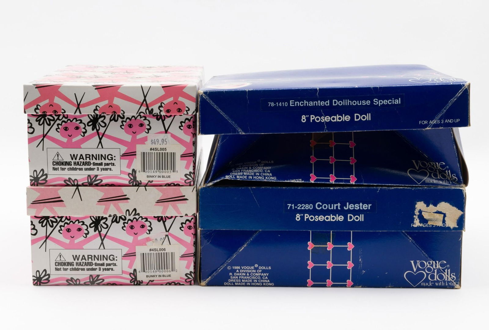 4 Vogue Dolls incl Court Jester (1 of 4)