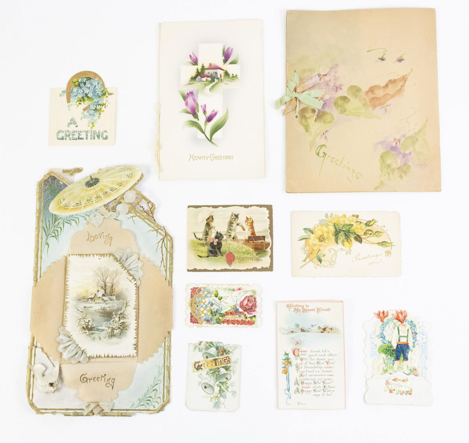 10 Victorian Greeting Cards (1 of 7)