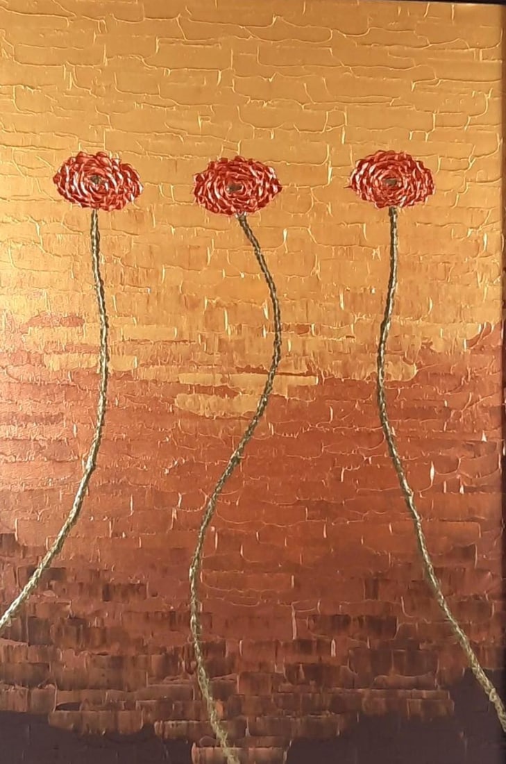 Daniel Lafferty Sunset Reflections Painting (1 of 3)