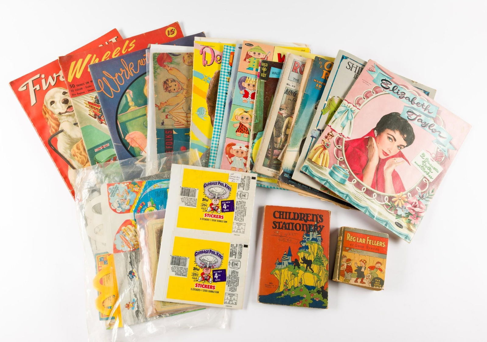 Grouping of Children's Books and Paper Dolls (1 of 6)