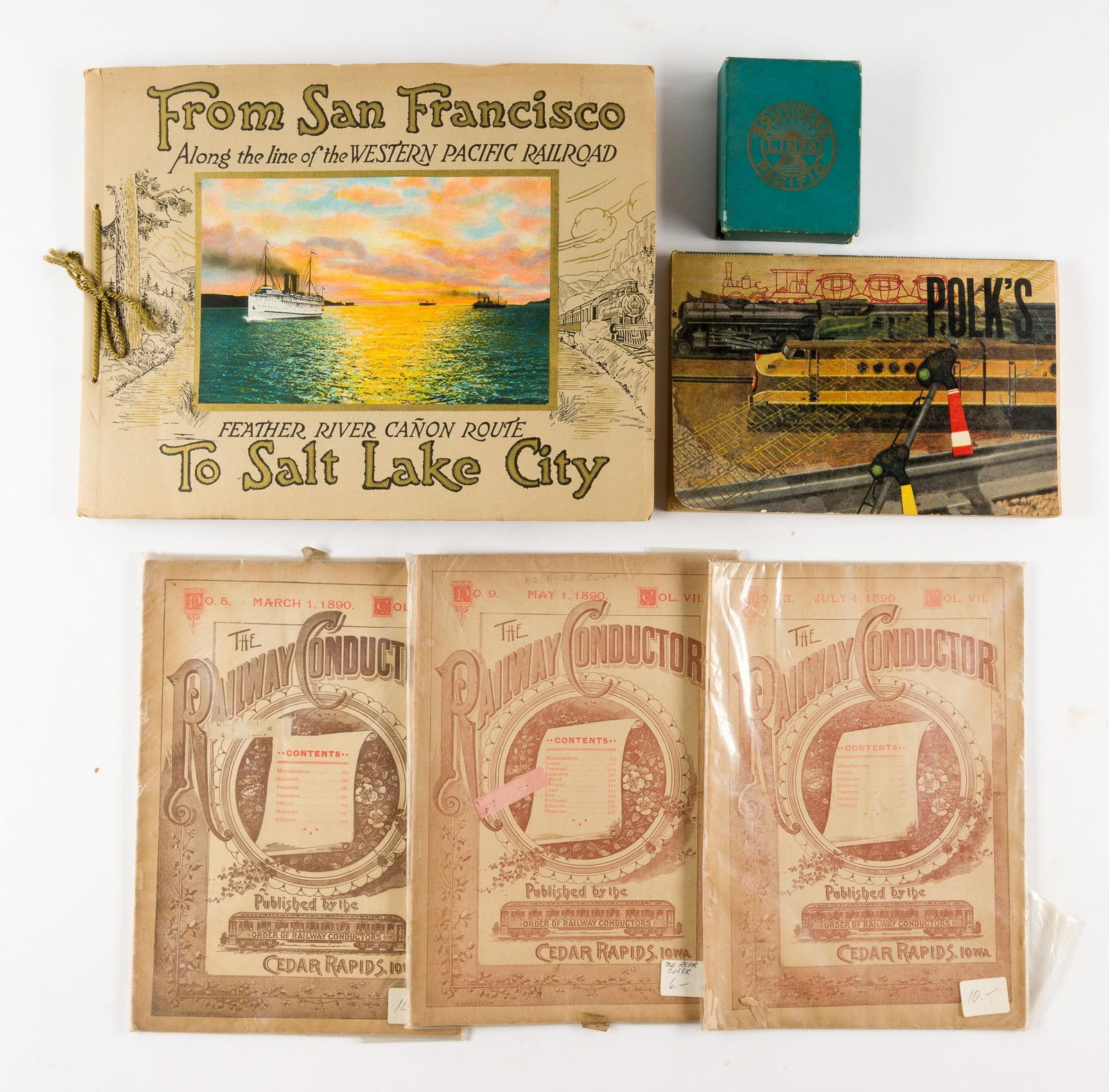 6 Pcs Railroad Publications and Playing Cards (1 of 5)