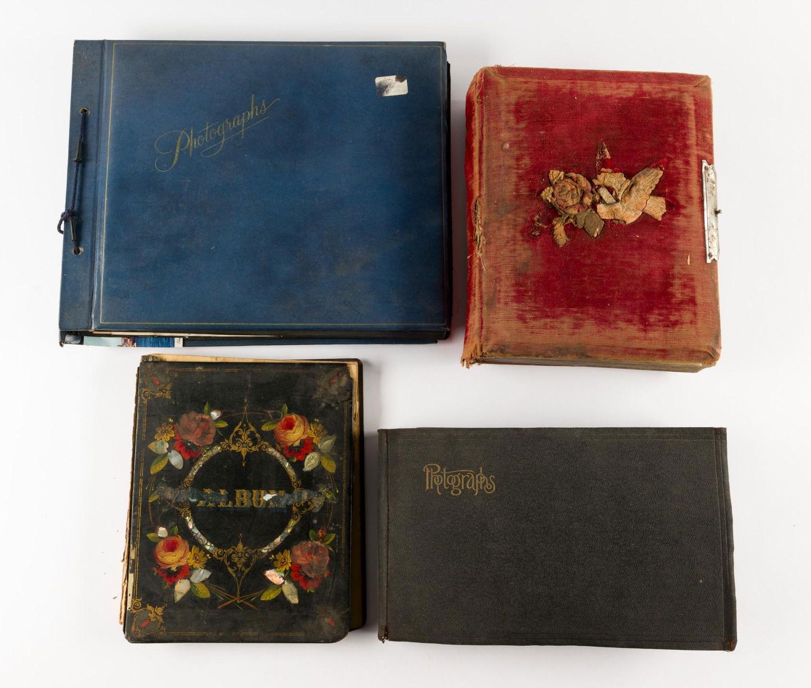 4 Antique Photo Albums (1 of 9)