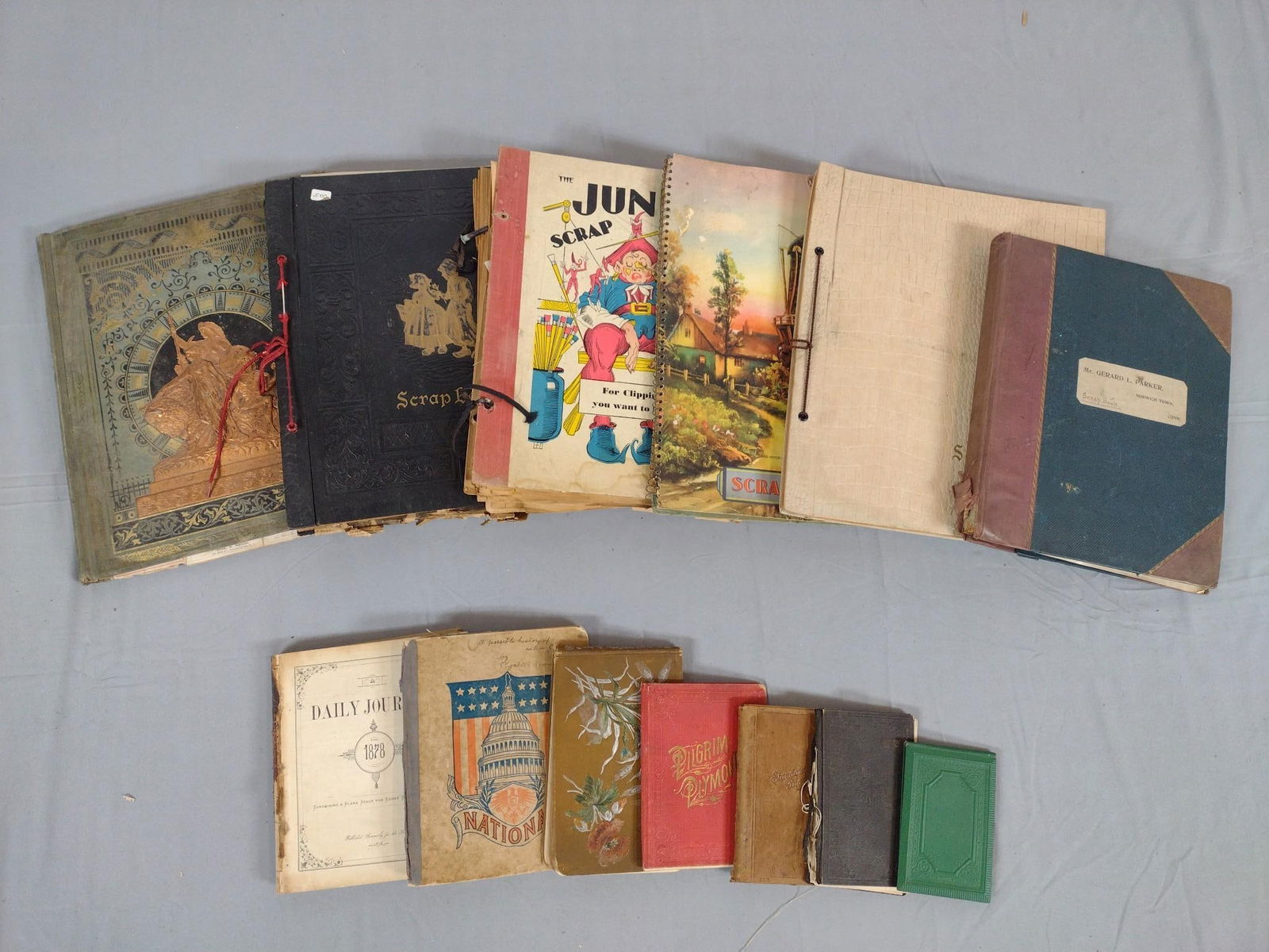 Large Grouping Scrapbooks and Autograph Albums (1 of 11)