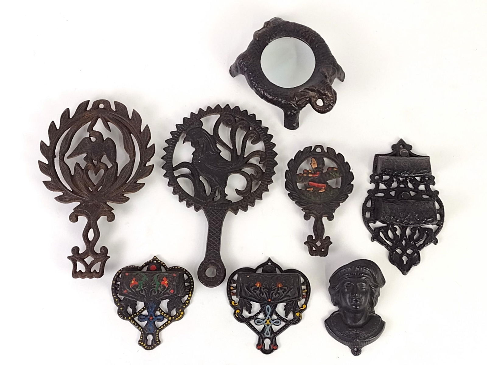 8 Pcs Cast Iron incl Desk Articles (1 of 3)