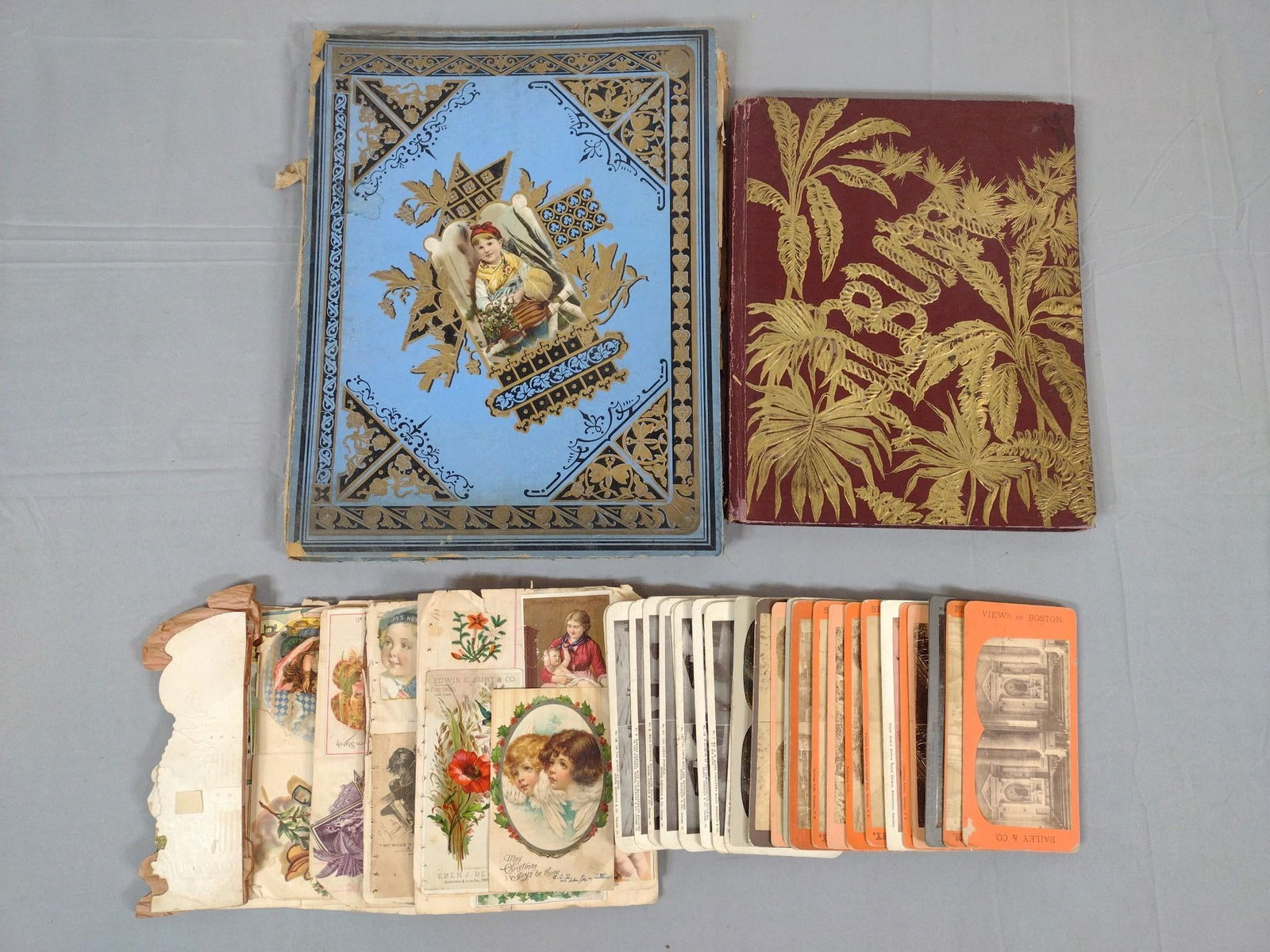 Grouping of Trade Card and Stereoscopic Ephemera (1 of 8)