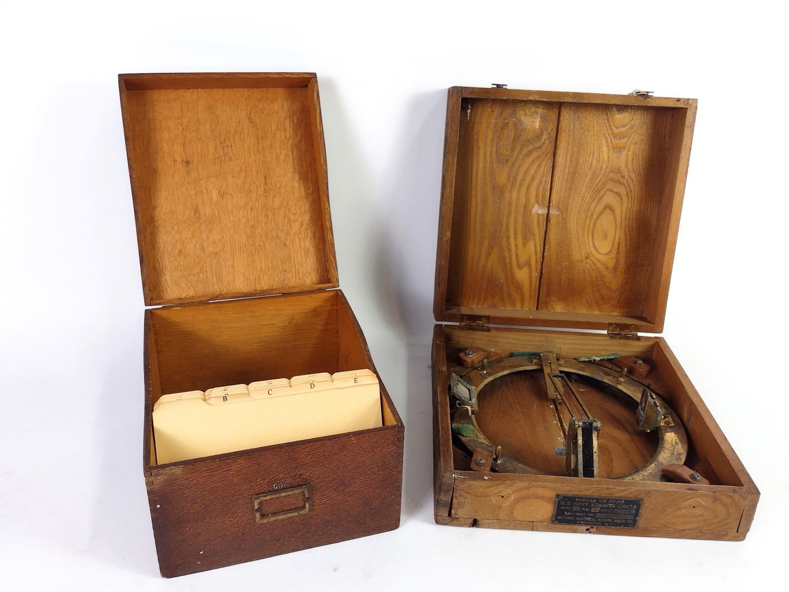 US Navy Azimuth Circle and Card Catalog (1 of 6)