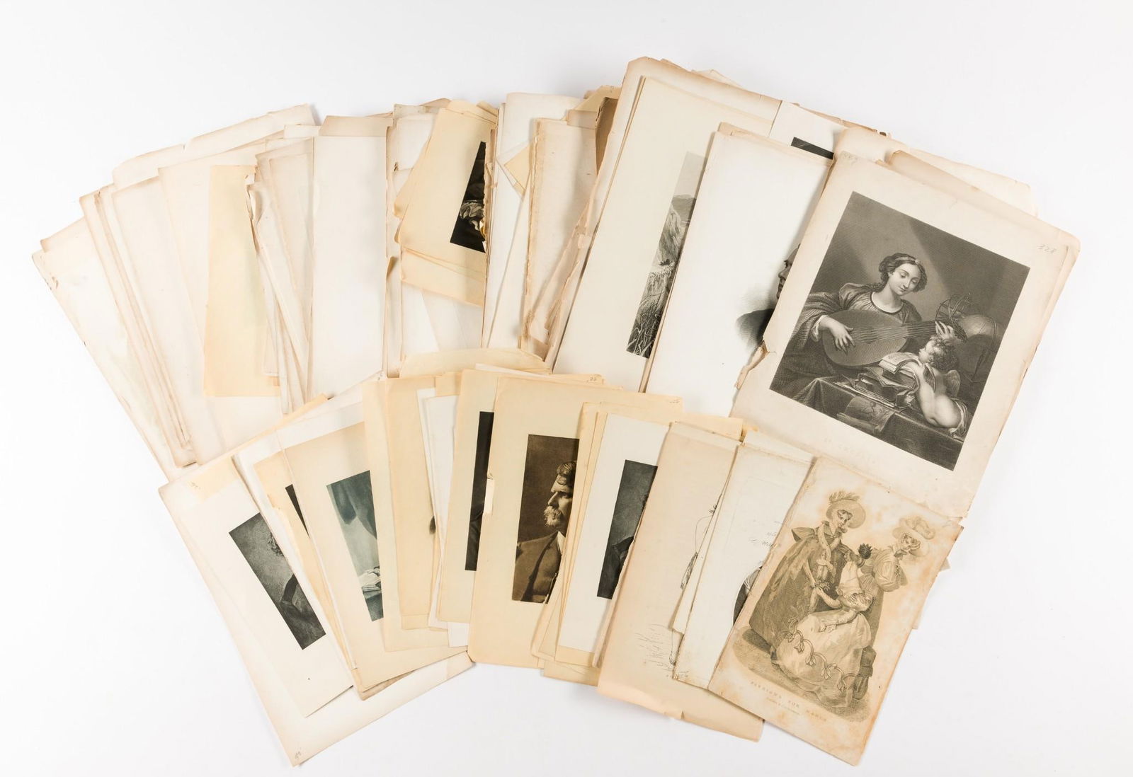 Large Grouping Unframed Prints (1 of 5)