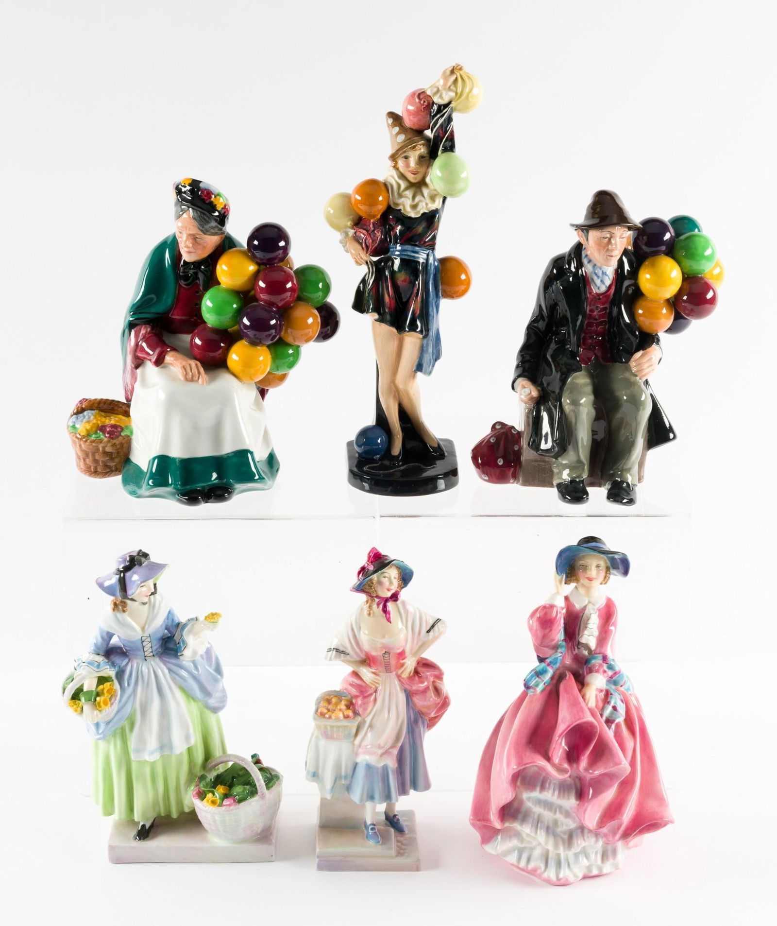 6 Royal Doulton Figurines incl Nell Gwynn (1 of 7)