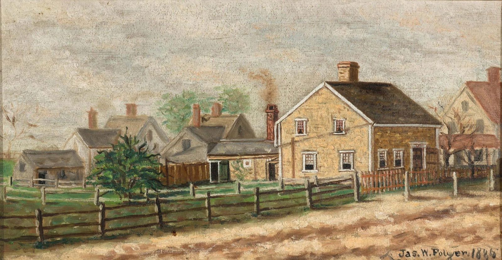 Jas. W. Folger Landscape Painting (1 of 4)