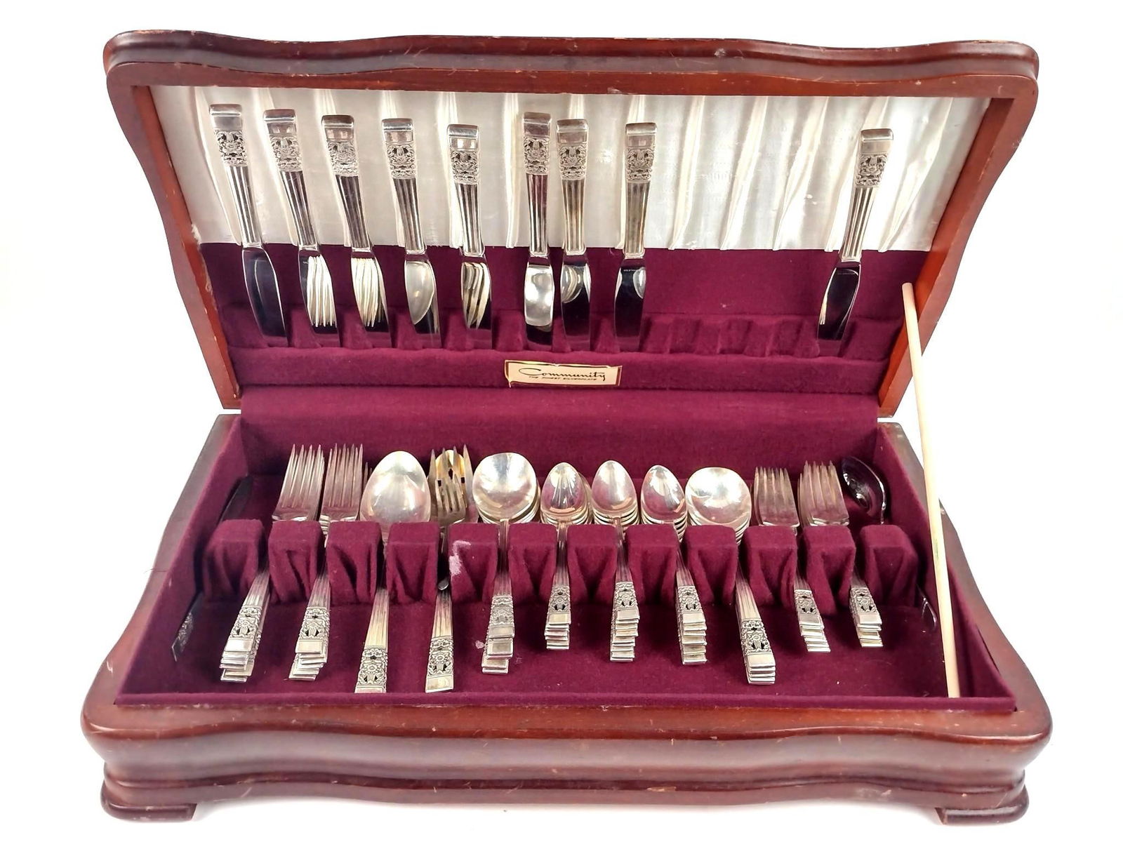 77 Pcs Community "Coronation" Flatware (1 of 4)