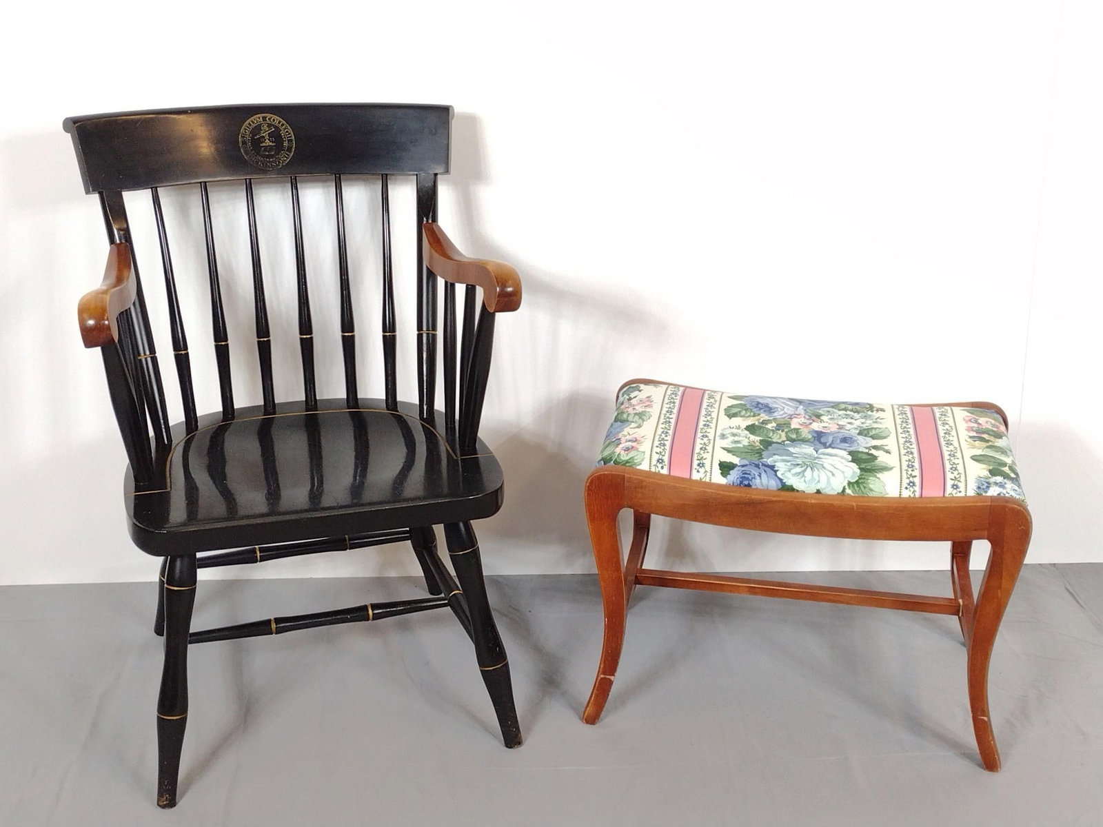 Dickinson College Chair & Vanity Bench (1 of 10)