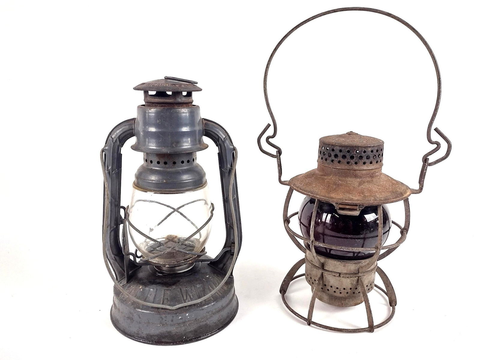 Little Wizard Dietz Barn Lantern and PRR Lantern (1 of 5)