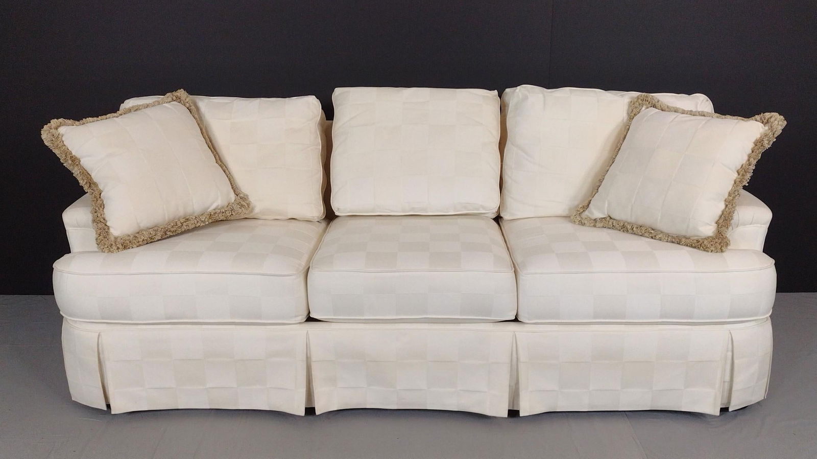 Hickory White Sofa (1 of 6)