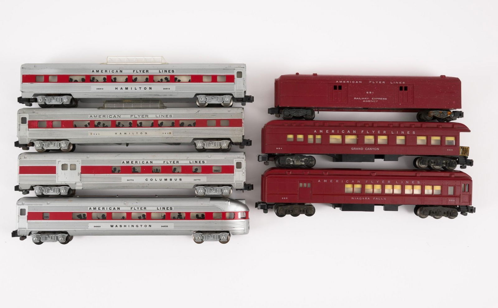 7 American Flyer Trains incl Hamilton (1 of 5)