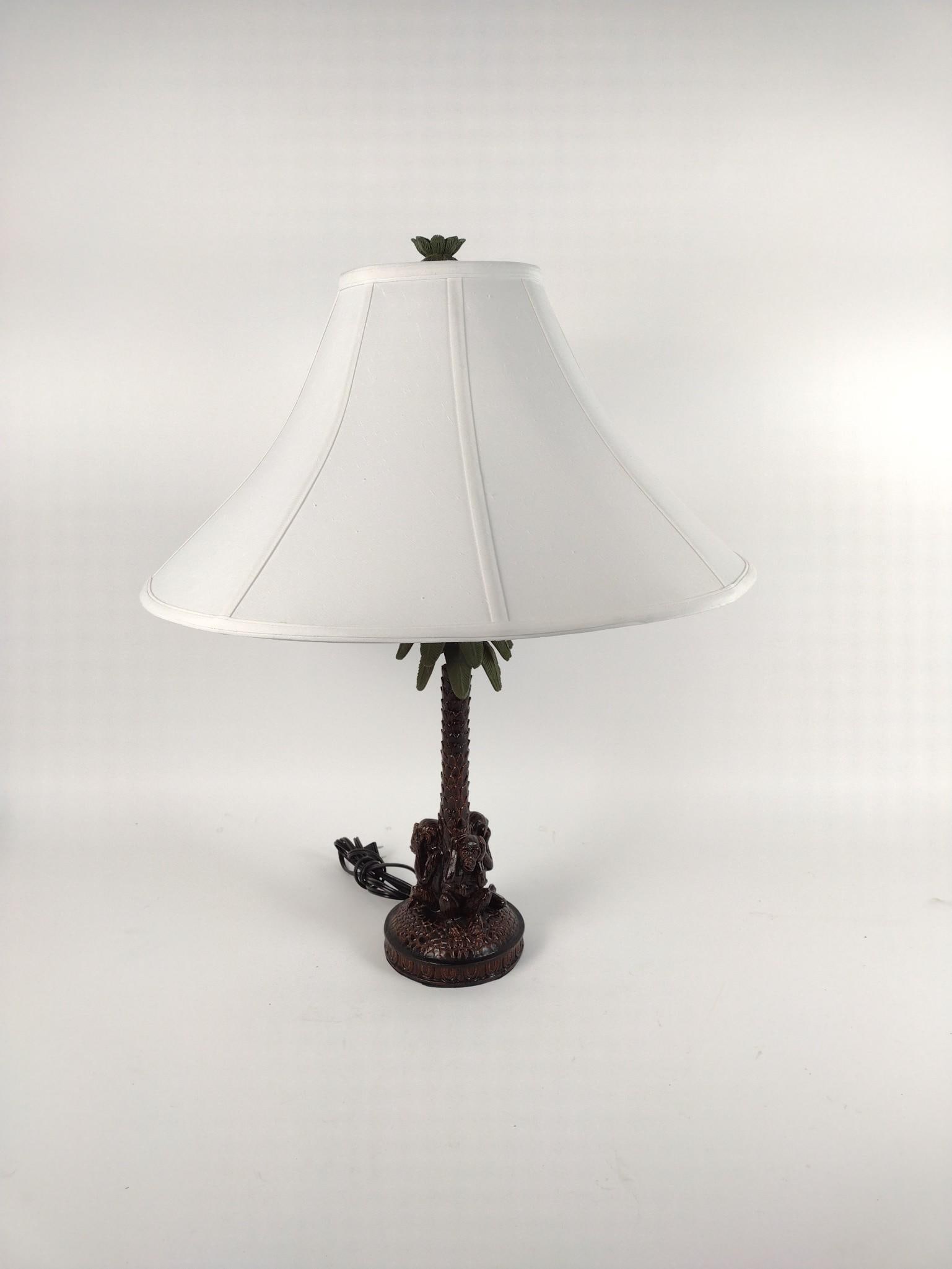 Vintage Hear No Evil, See No Evil, Speak No Evil Monkey Lamp (1 of 4)