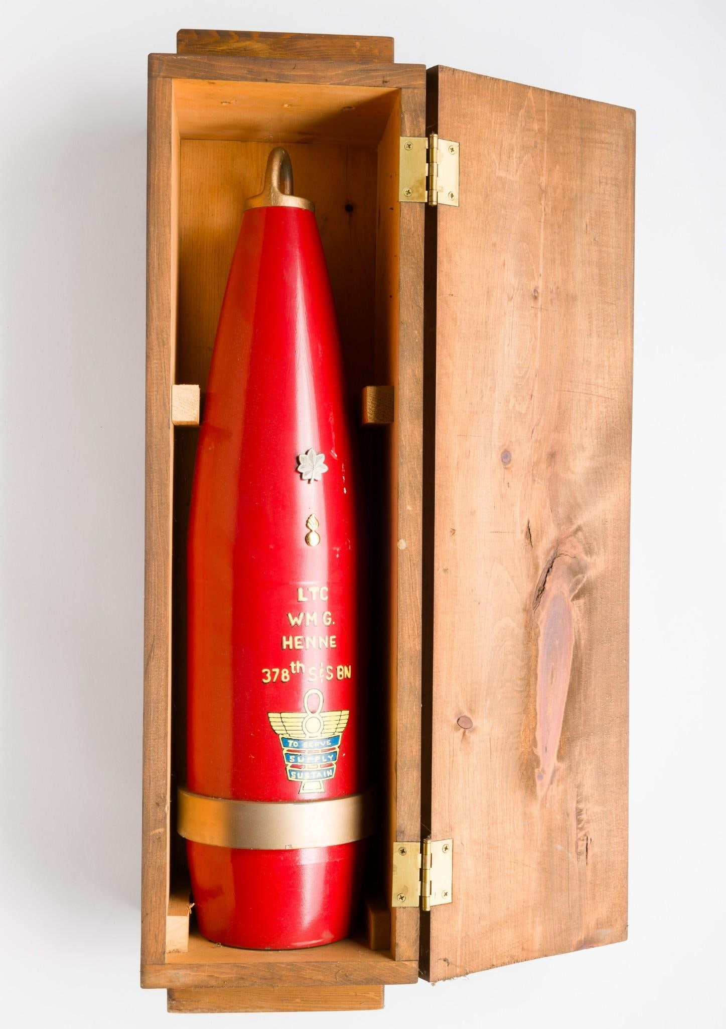 Commemorative Artillery Shell in Box (1 of 3)