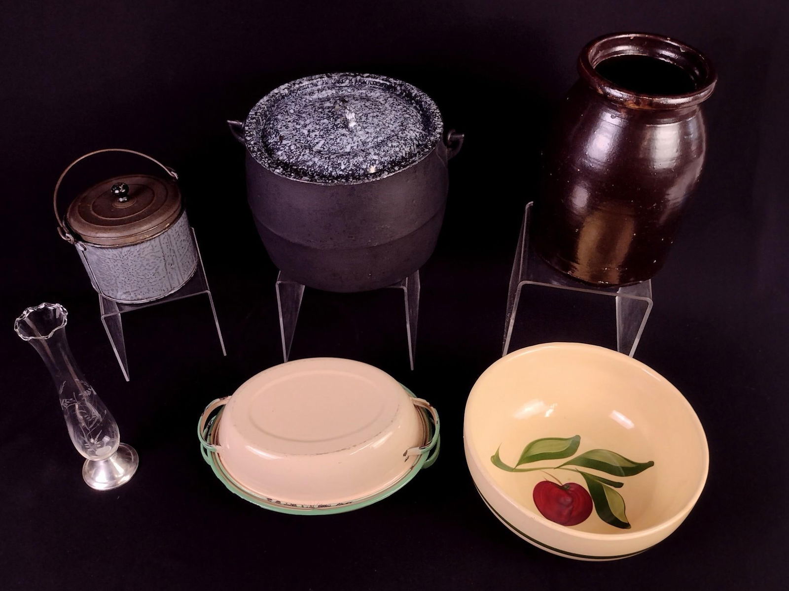 6 Pcs Kitchenalia incl Cast Iron (1 of 7)