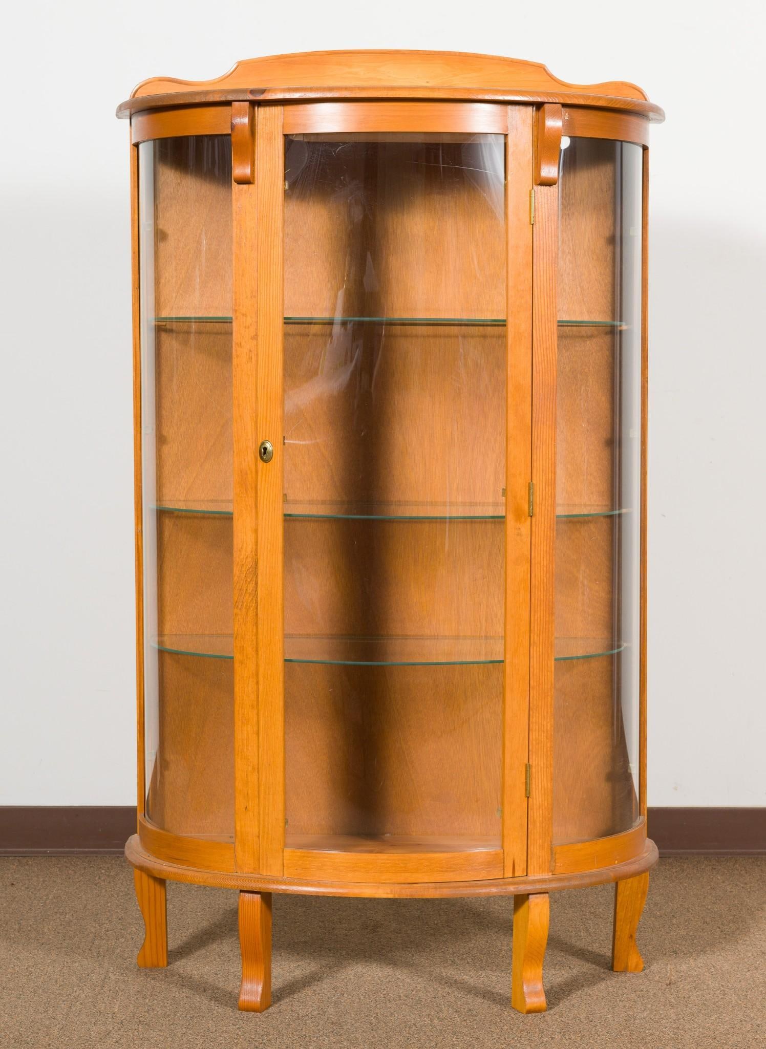 Pine Curio Cabinet (1 of 5)