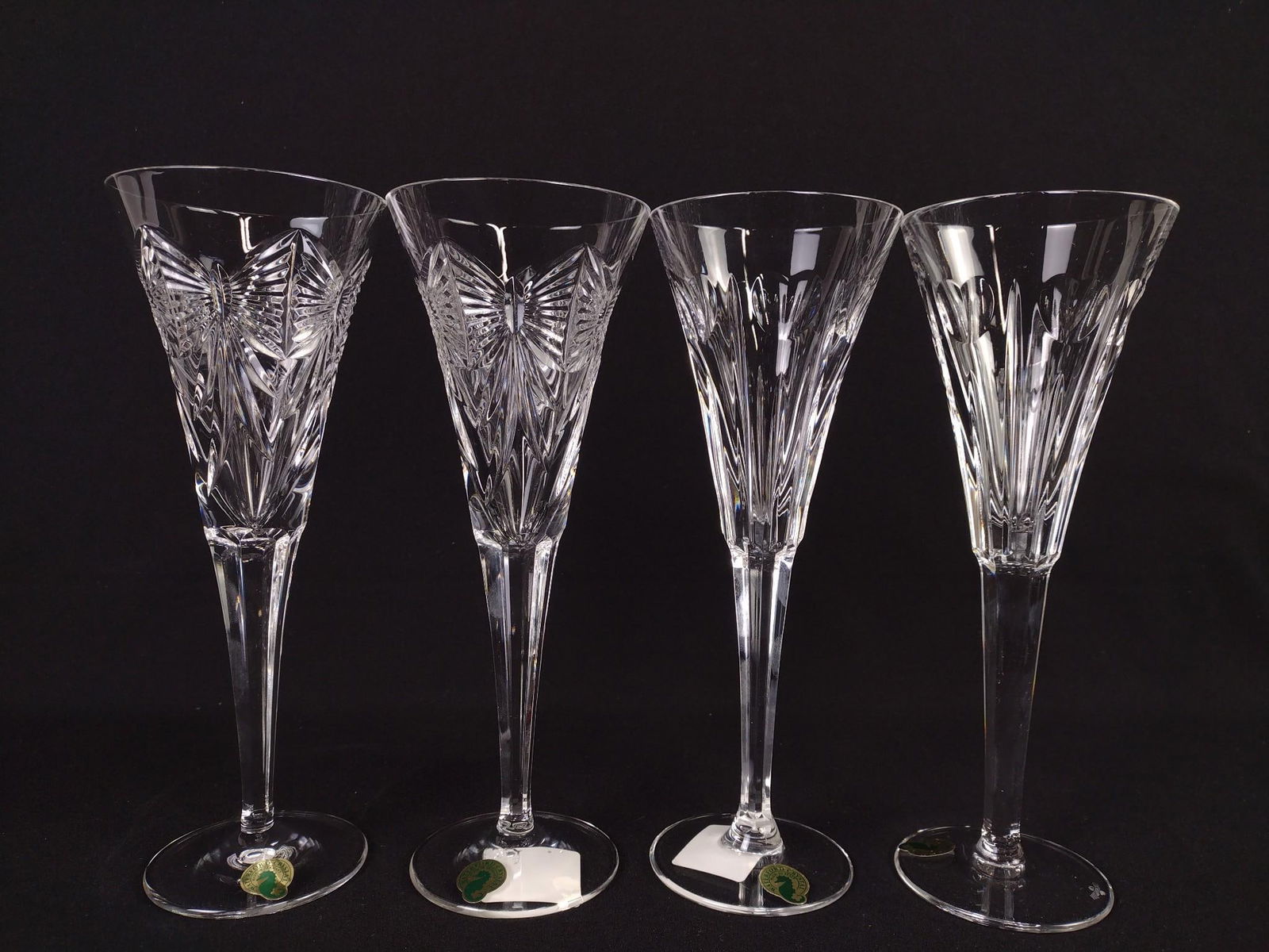 4 Pc Waterford Crystal Millennium Collection Toasting Flutes (1 of 5)