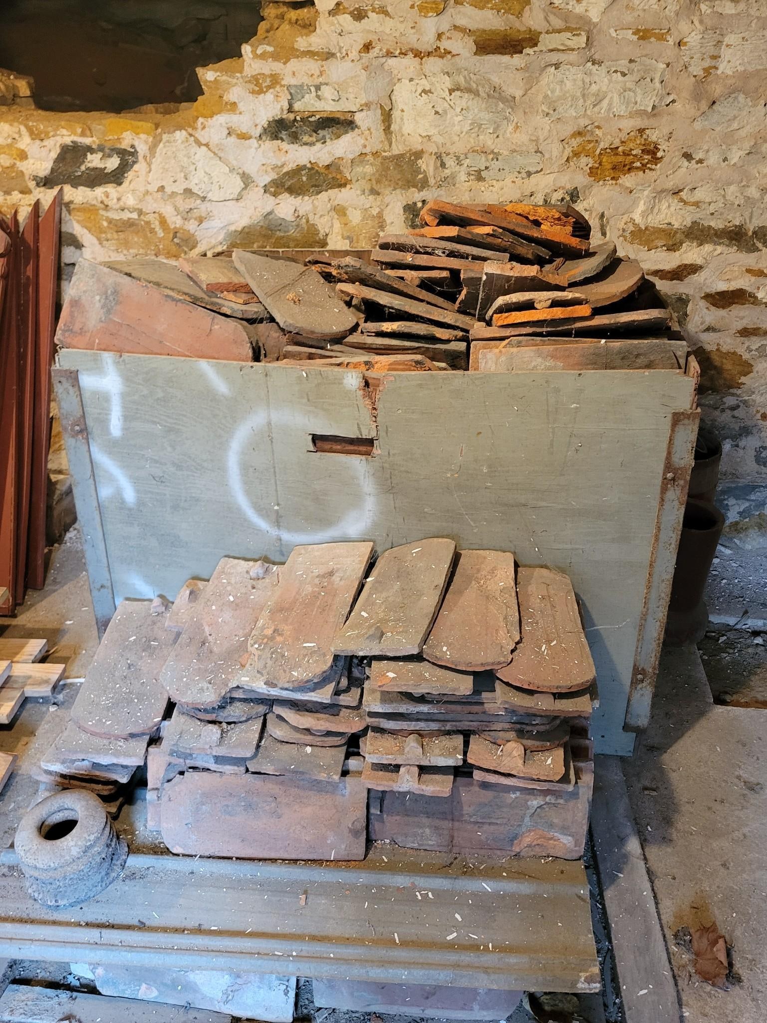 Large Grouping Red Clay Roofing Tiles (1 of 3)