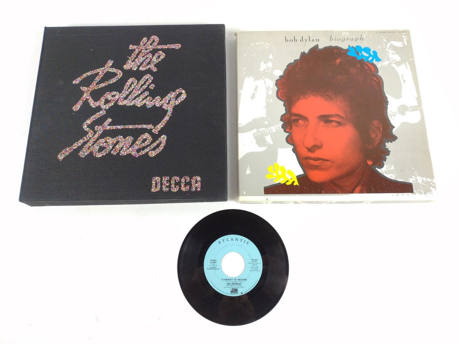 Bob Dylan & Rolling Stone Box Sets & Stairway To Heaven 45 (1 of 6)