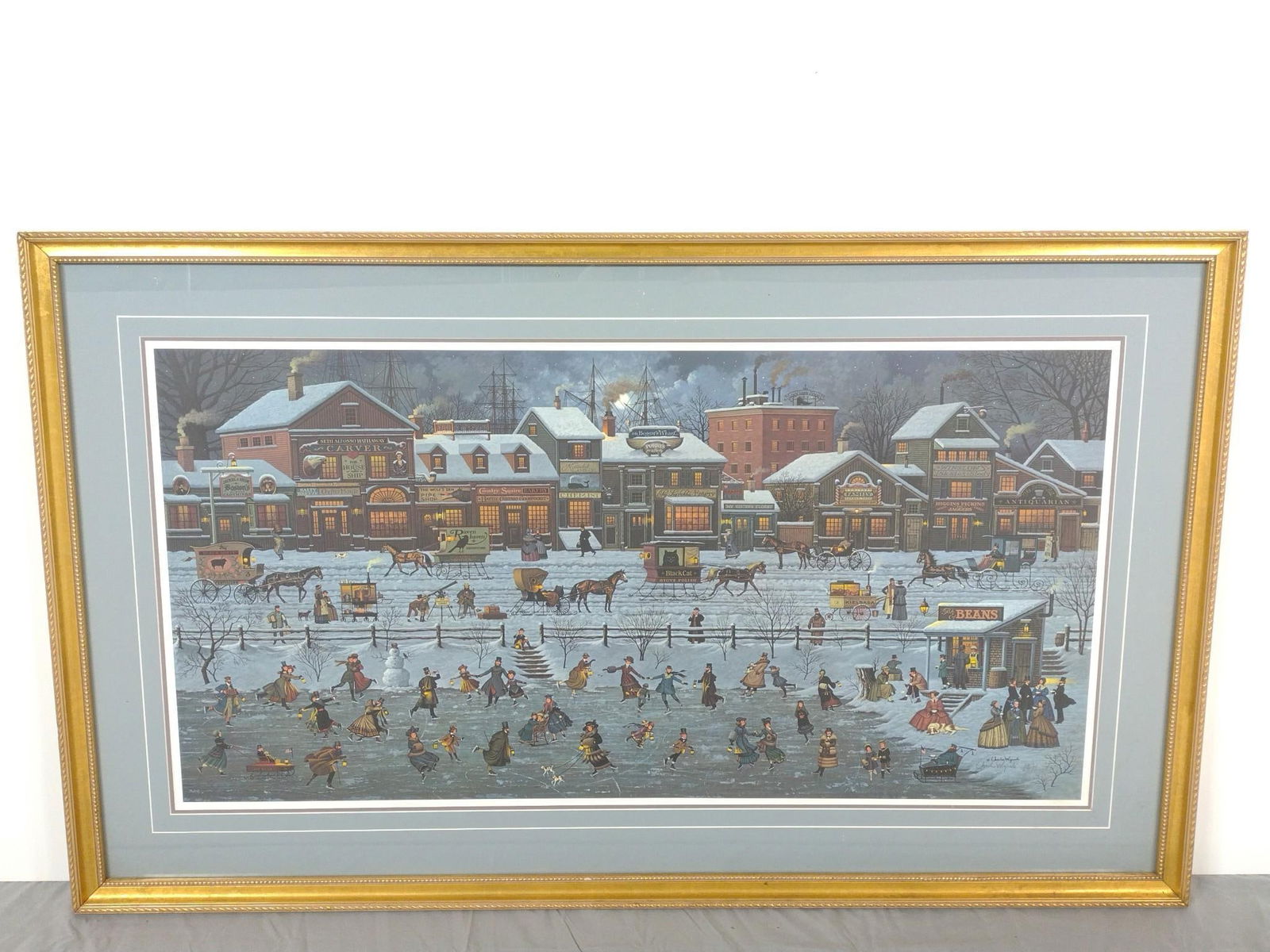 Charles Wysoki Bostonian And Beans Lithograph (1 of 3)