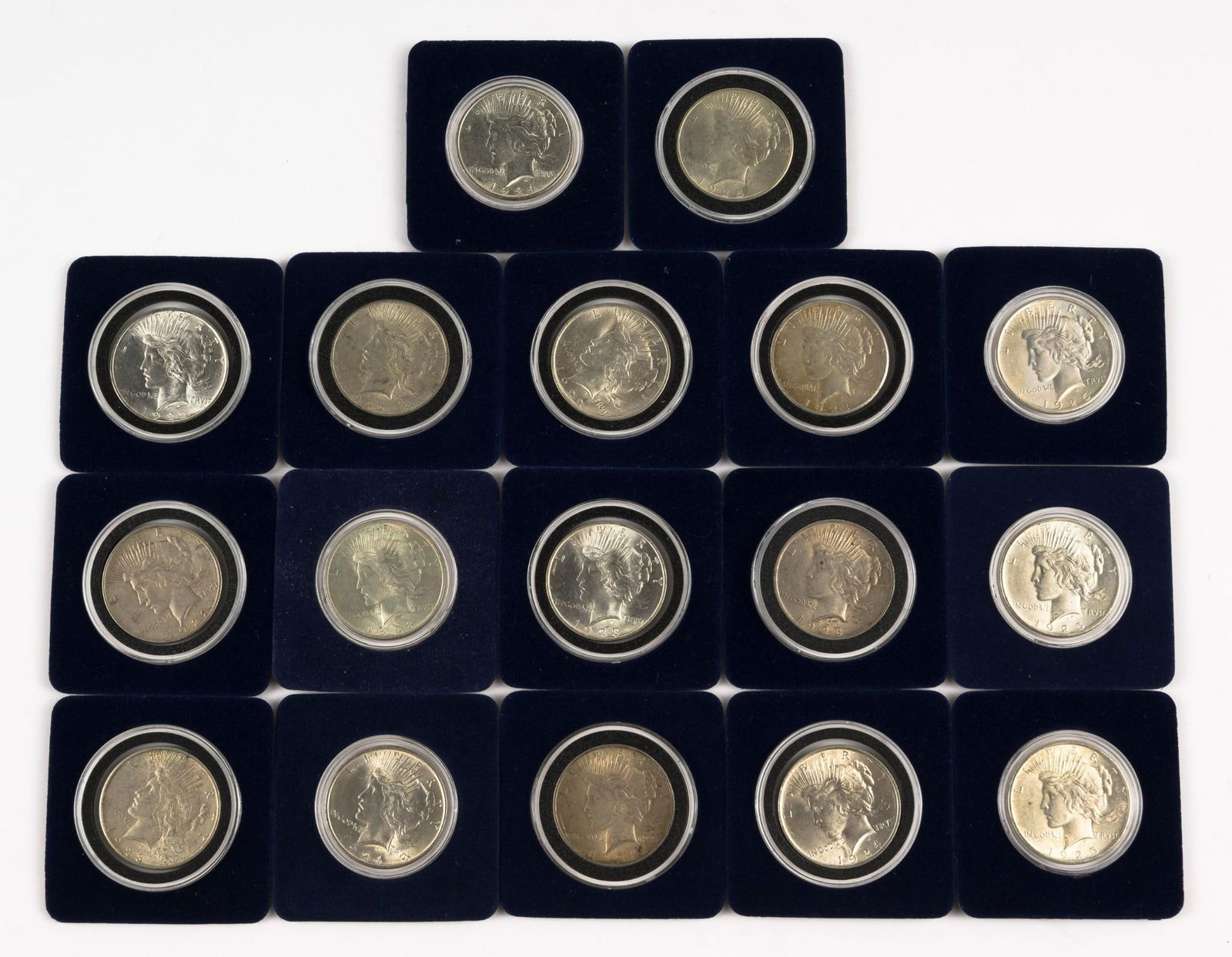 17 Silver Peace Dollars (1 of 4)