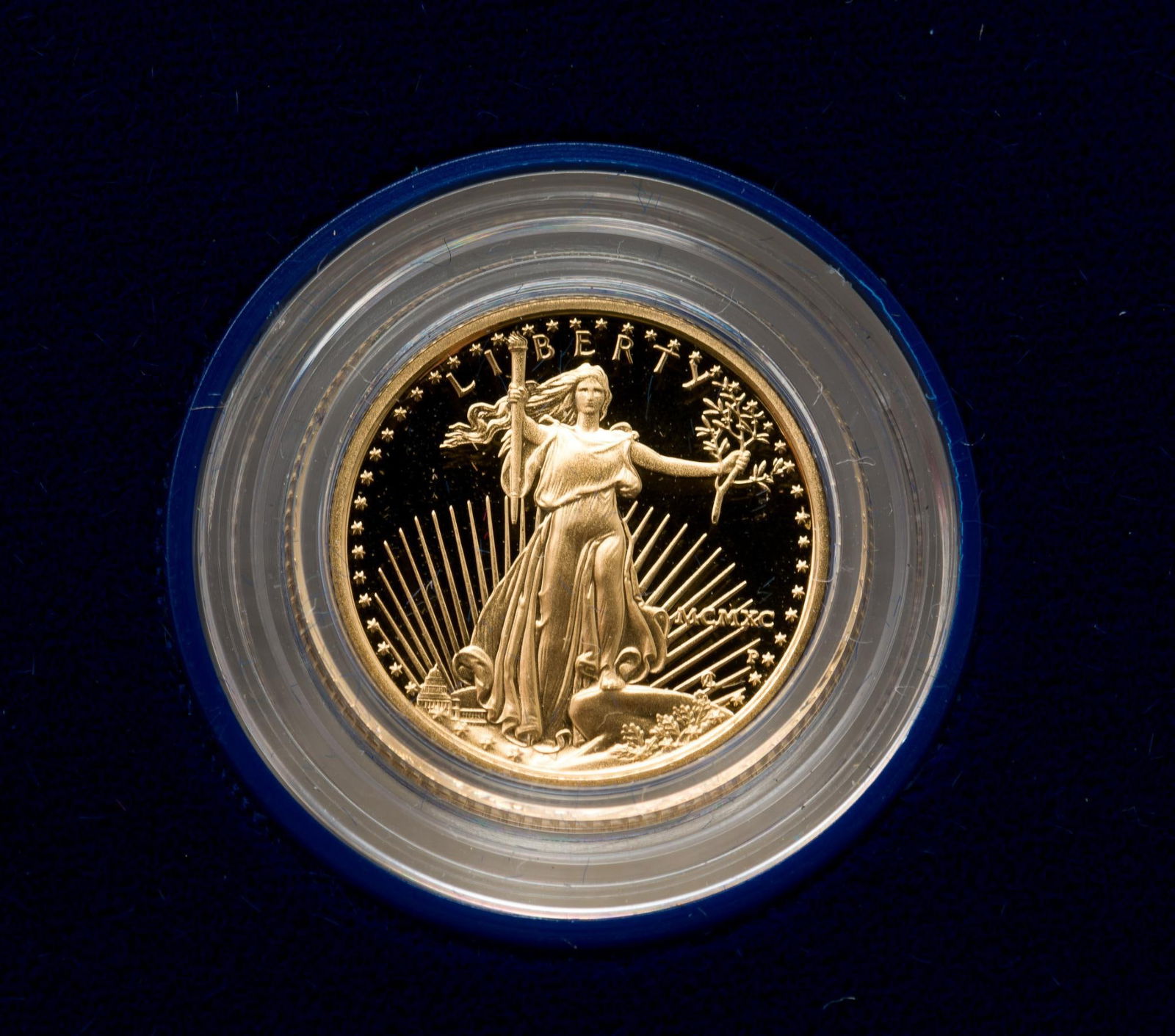 American Eagle One Tenth Ounce Gold 1990 $5 Coin (1 of 3)