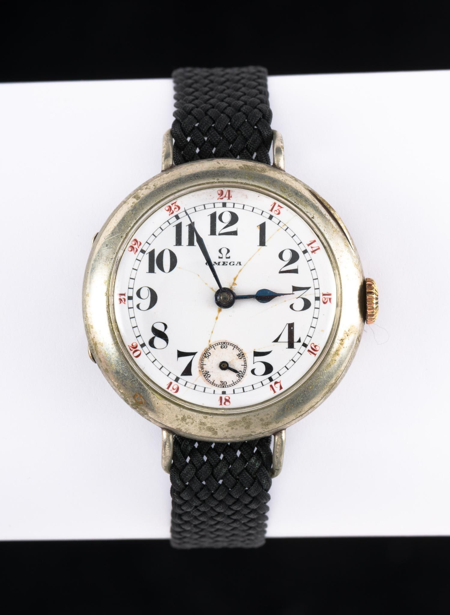 Omega Porcelain Dial Wristwatch 1920’s (1 of 8)