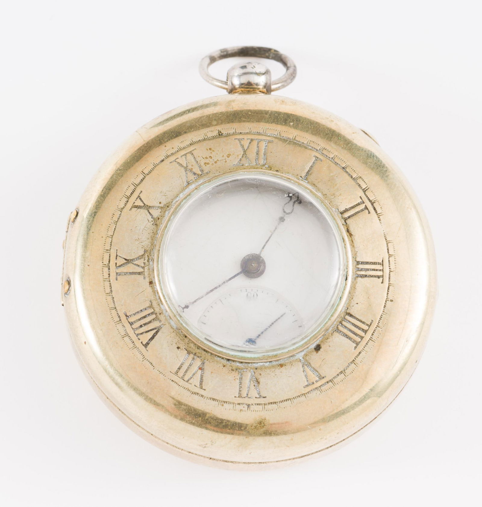Antique Swiss Demi Half Hunter French Pocket Watch (1 of 6)
