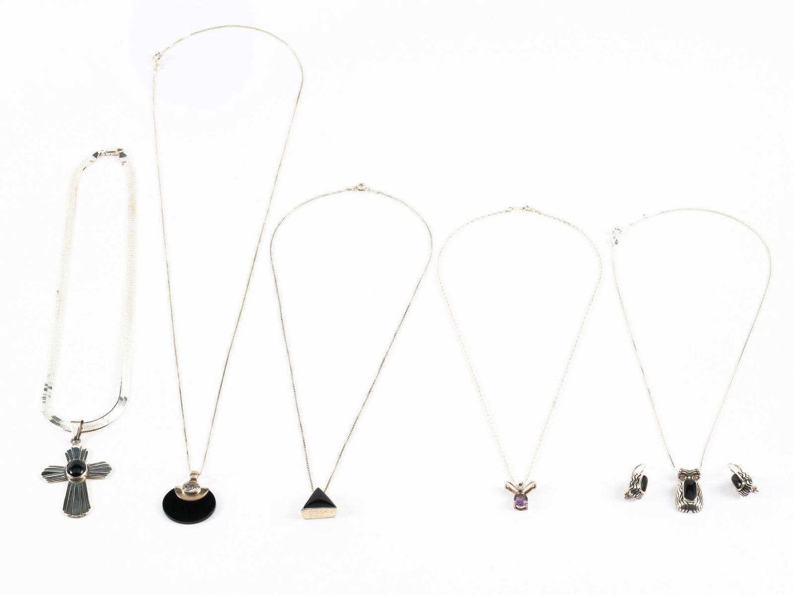 7 Pcs Sterling Jewelry (1 of 4)