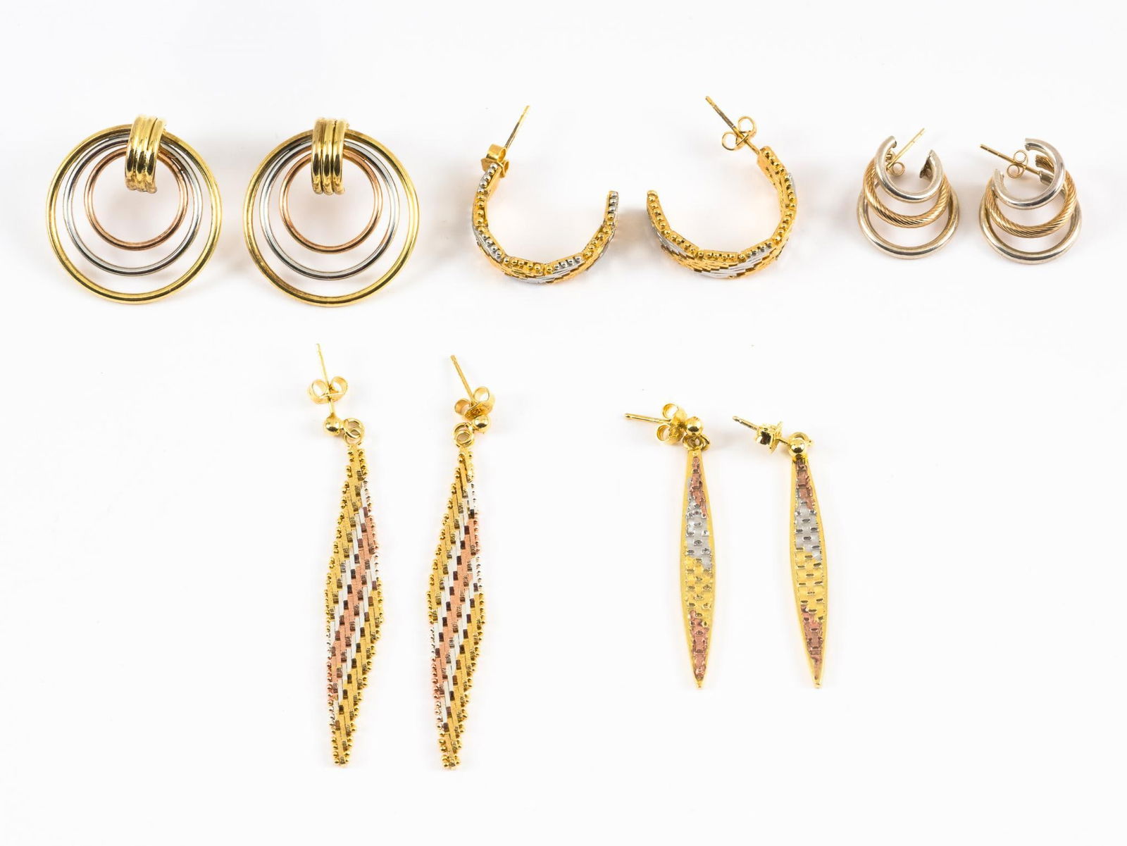 5 Pairs Sterling Earrings (1 of 11)