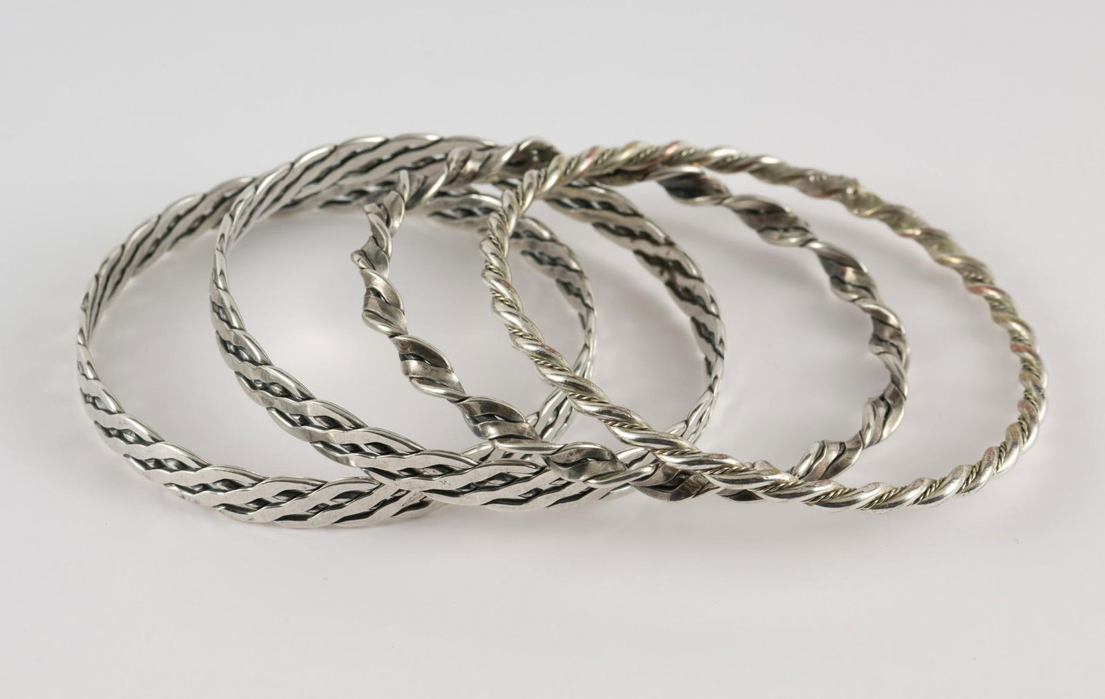 4 Sterling Bangles (1 of 5)