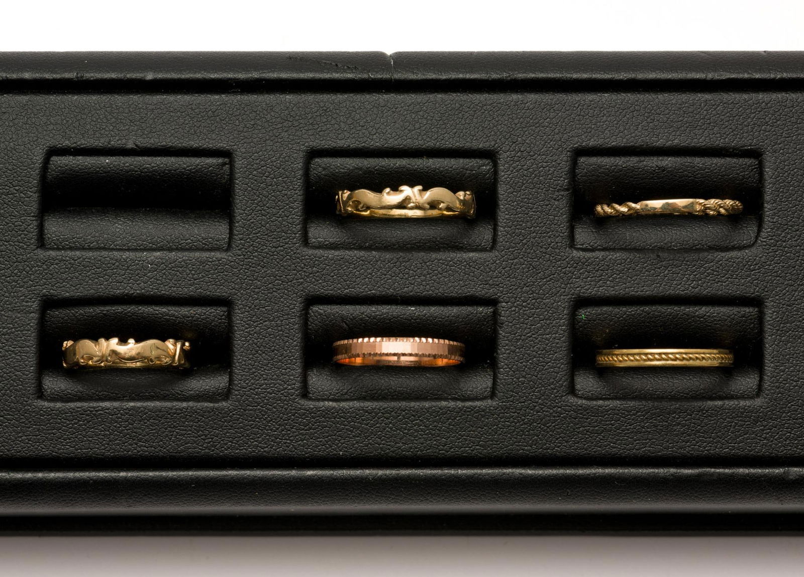 5 14k Gold Band Rings (1 of 7)