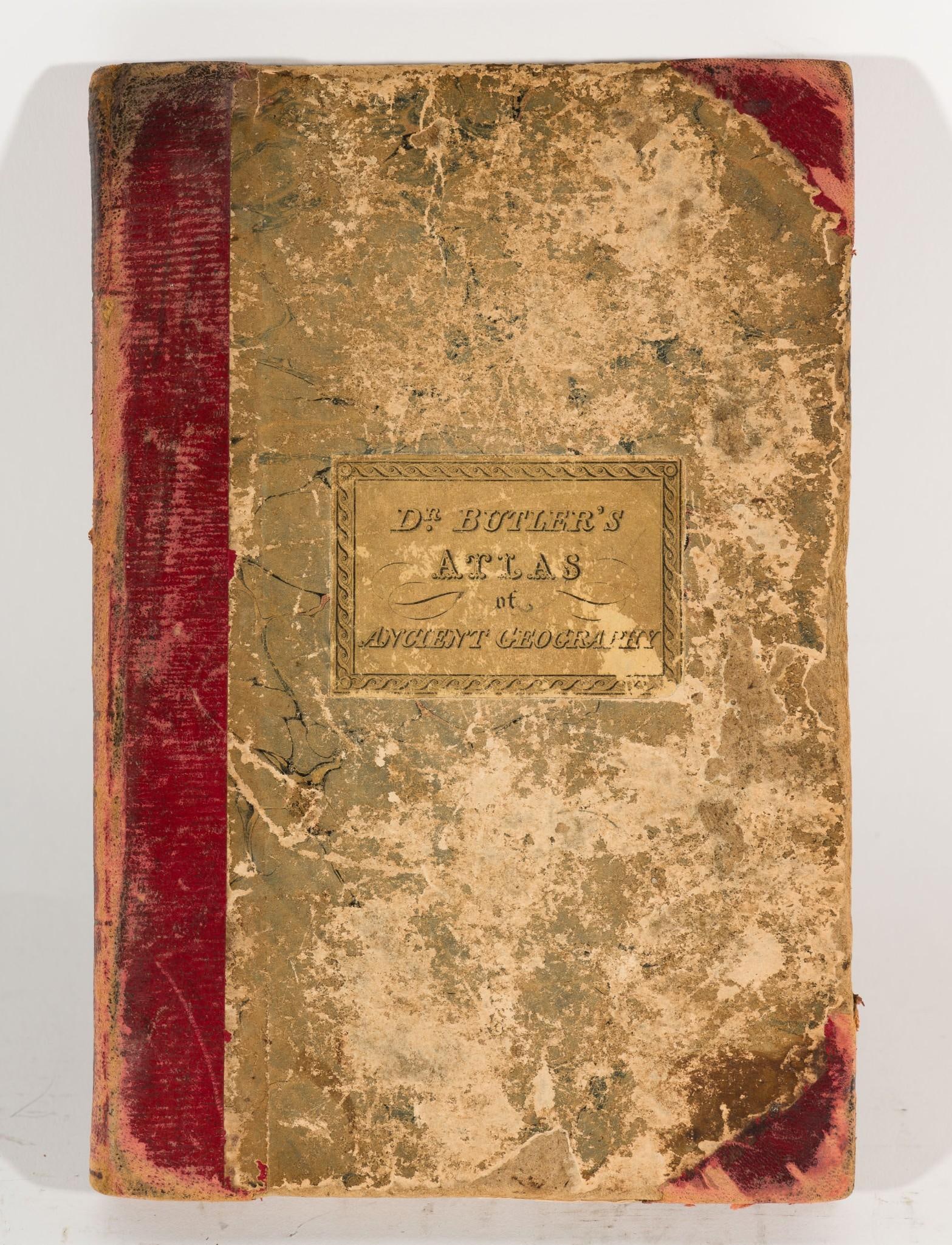 Doctor Butlers Atlas of Ancient Geography: Copyright 1838. Includes fold out maps. Some staining and wear consistent with age and use.