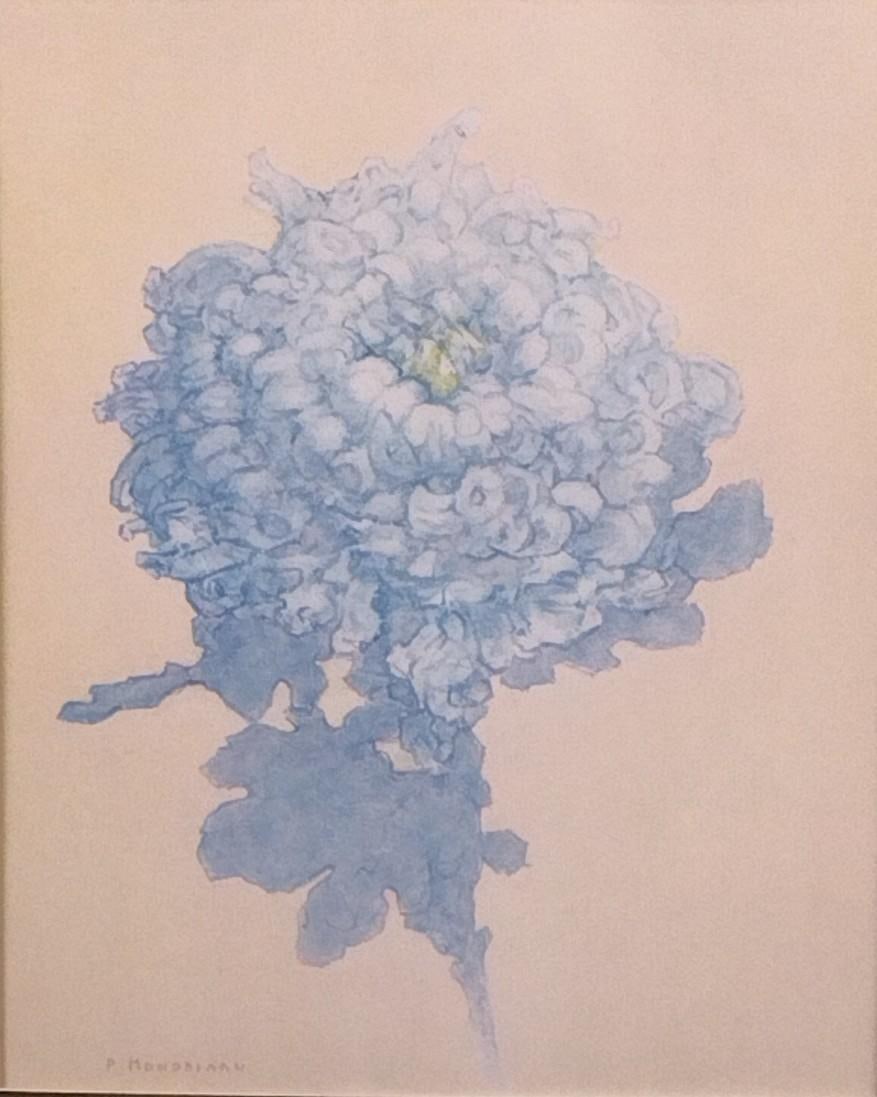 Piet Mondriaan Blue Chrysanthemum (1 of 3)