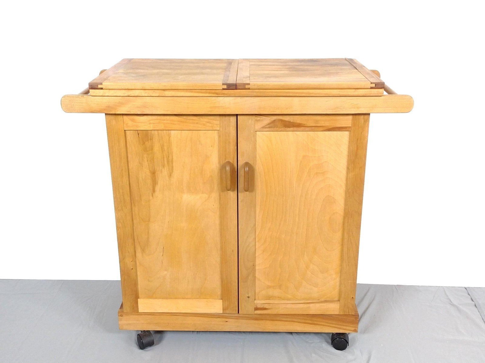 American Express Electrified Kitchen Work Center: NOT ELIGIBLE FOR IN-HOUSE SHIPPING. Open 64", closed 39" wide X 17-3/4" deep X 35-1/2" high. Has some light wear on top. MG.