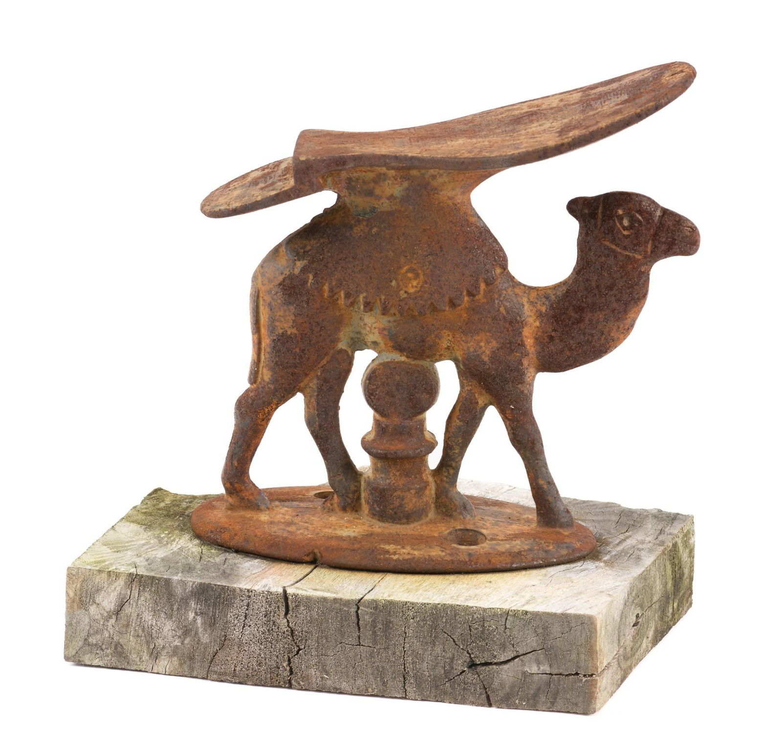 Cast Metal and Wood Camel Boot Jack (1 of 3)