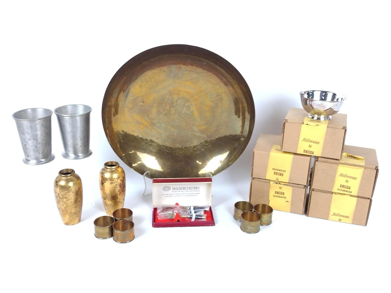 Large Grouping of Metalware incl Brass (1 of 8)