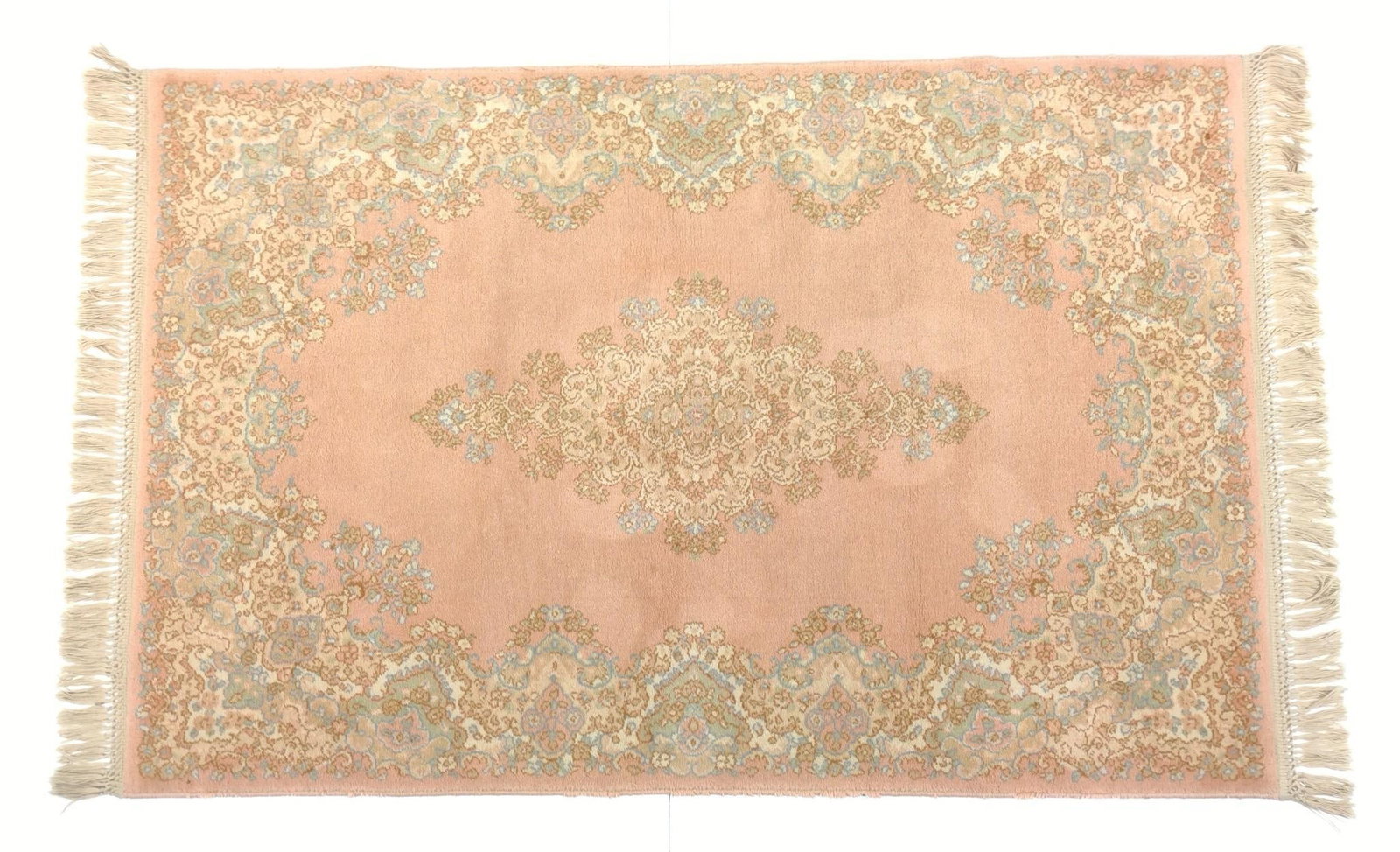 Karastan Carved Area Rug: NOT ELIGIBLE FOR IN-HOUSE SHIPPING. 6' long X 4' wide. MG.